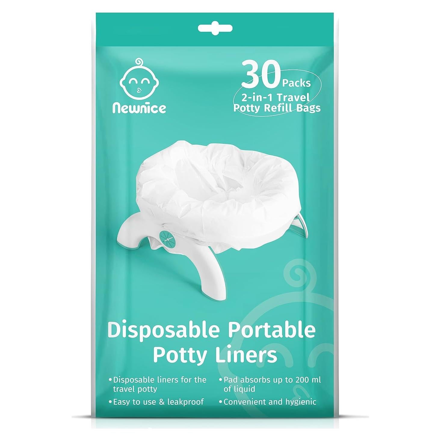 Forros Desechables Newnice 30 Paquetes 200ml para Orinal