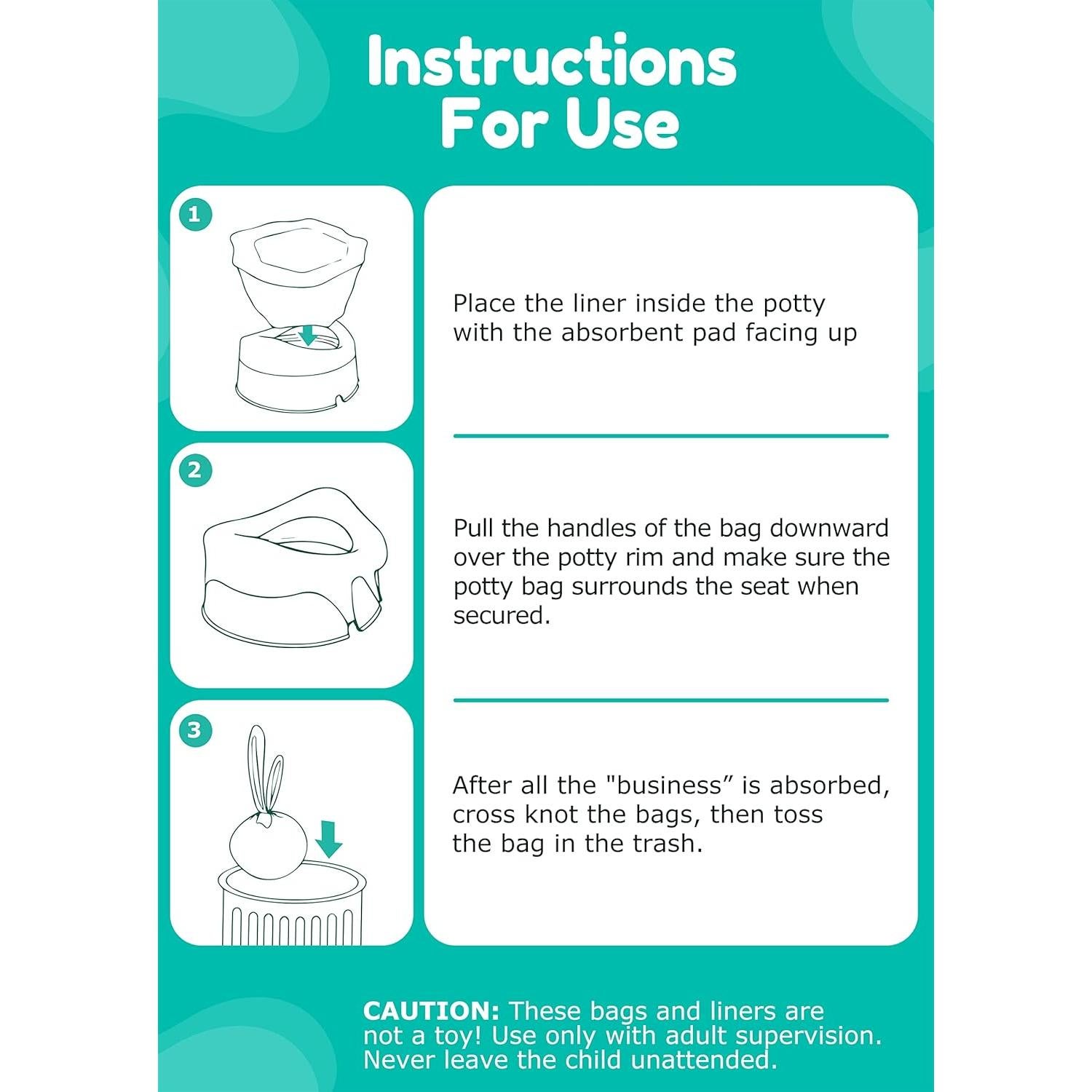 Forros Desechables Newnice 30 Paquetes 200ml para Orinal