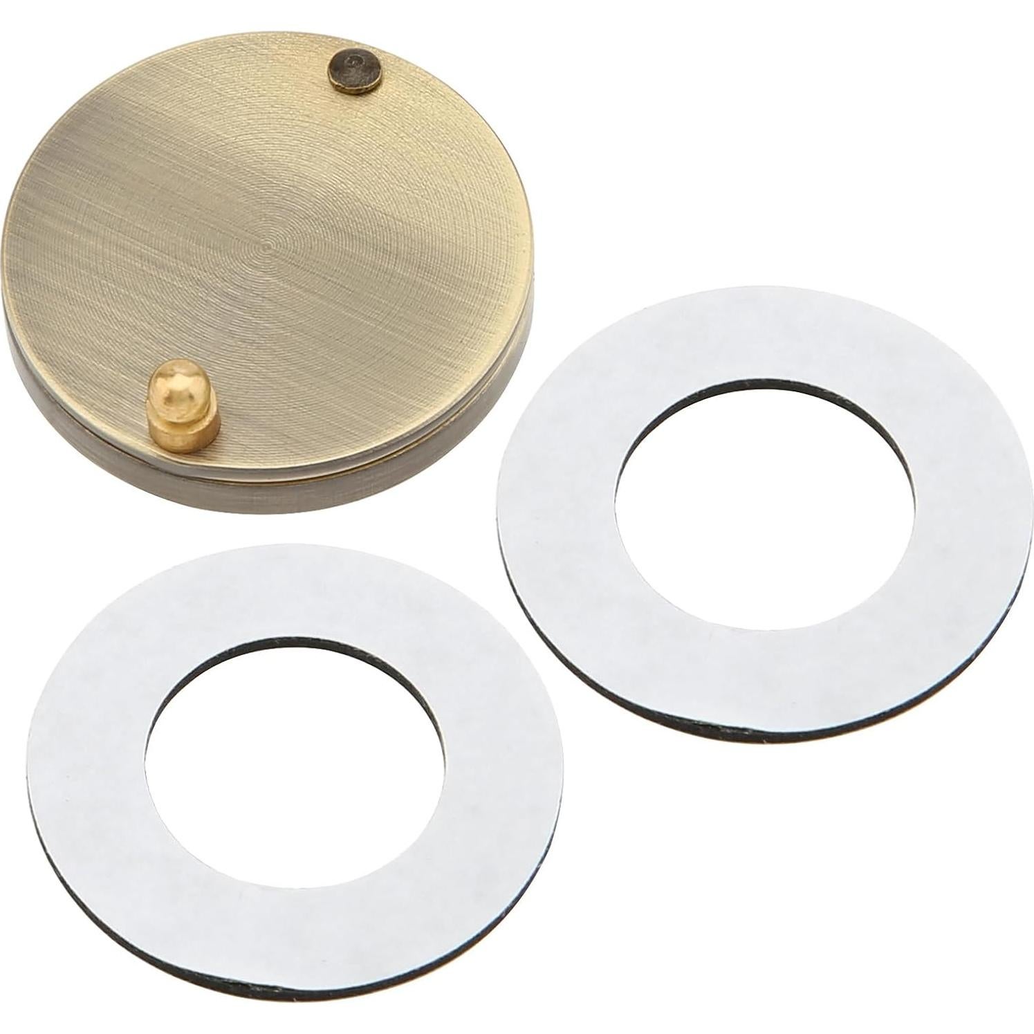 Cubierta de Mirilla de Latón Macizo Bronce Antiguo 30mm