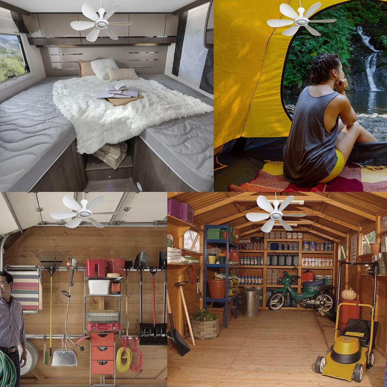 Ventilador de Techo USB SCOOYEEES 42cm Silencioso 5W