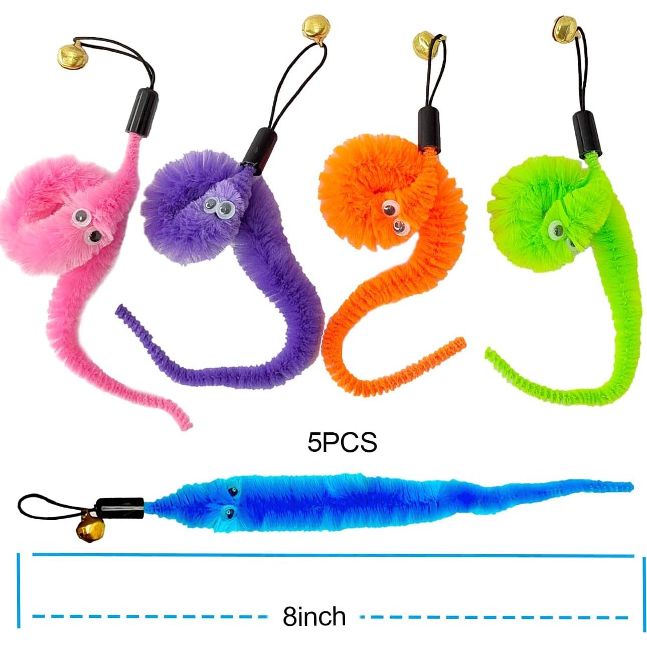 Juguetes Interactivos para Gatos ZPH - Varita Retráctil y Teasers