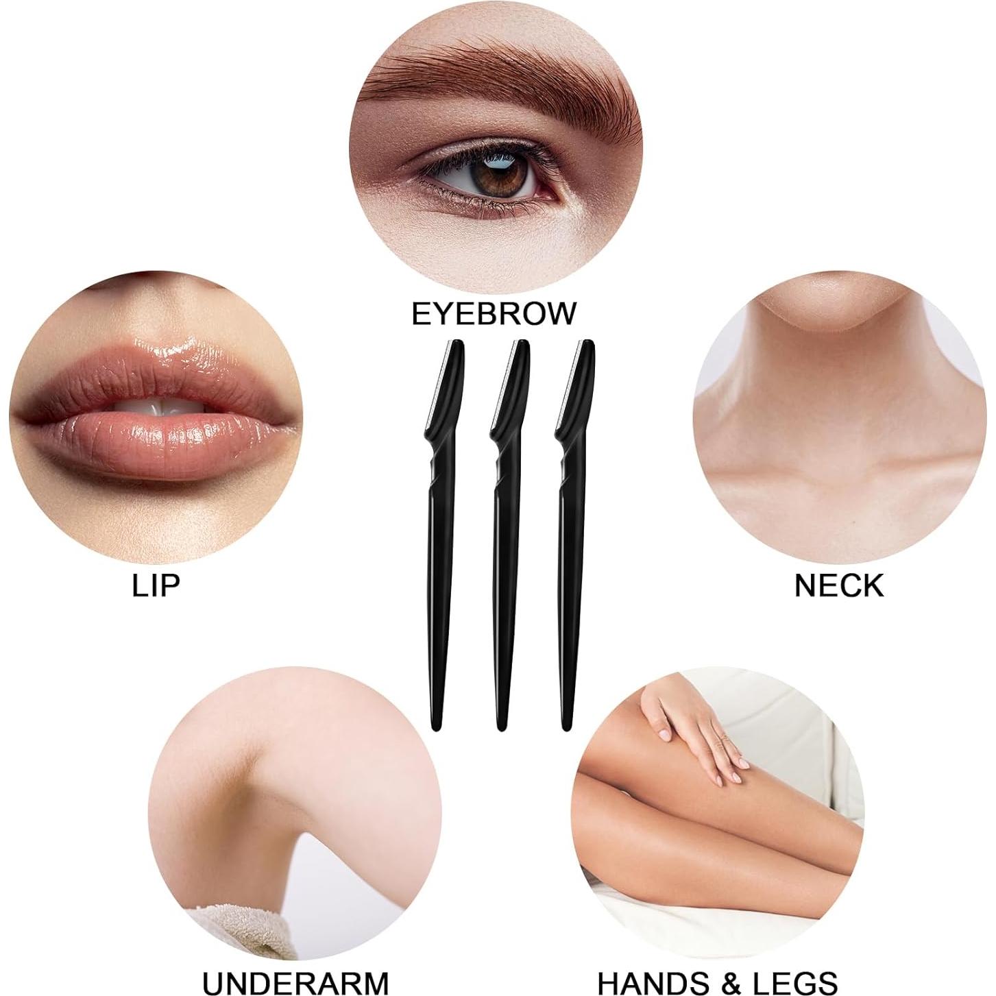 21 Navajas de Cejas HFATMOS, Herramientas de Afeitado Facial