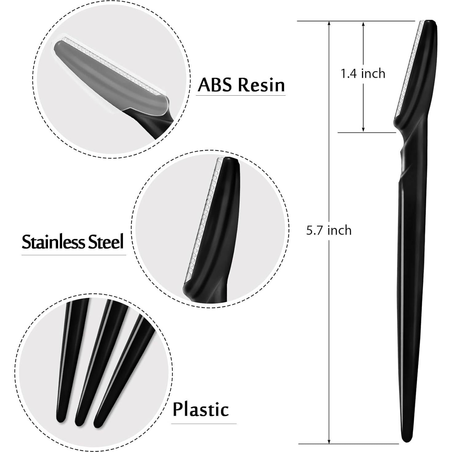 21 Navajas de Cejas HFATMOS, Herramientas de Afeitado Facial