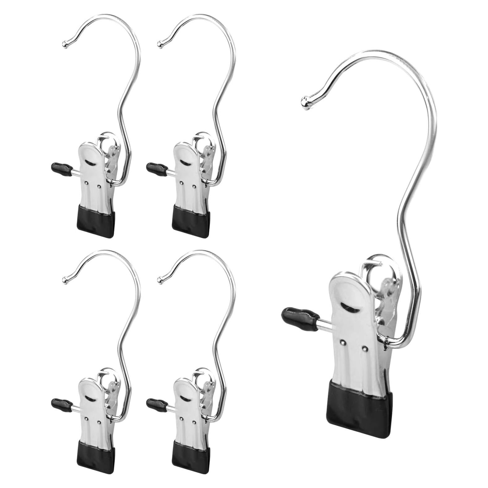 Ganchos de Lavandería FuninCrea 5 Pcs Acero Inoxidable Antideslizantes