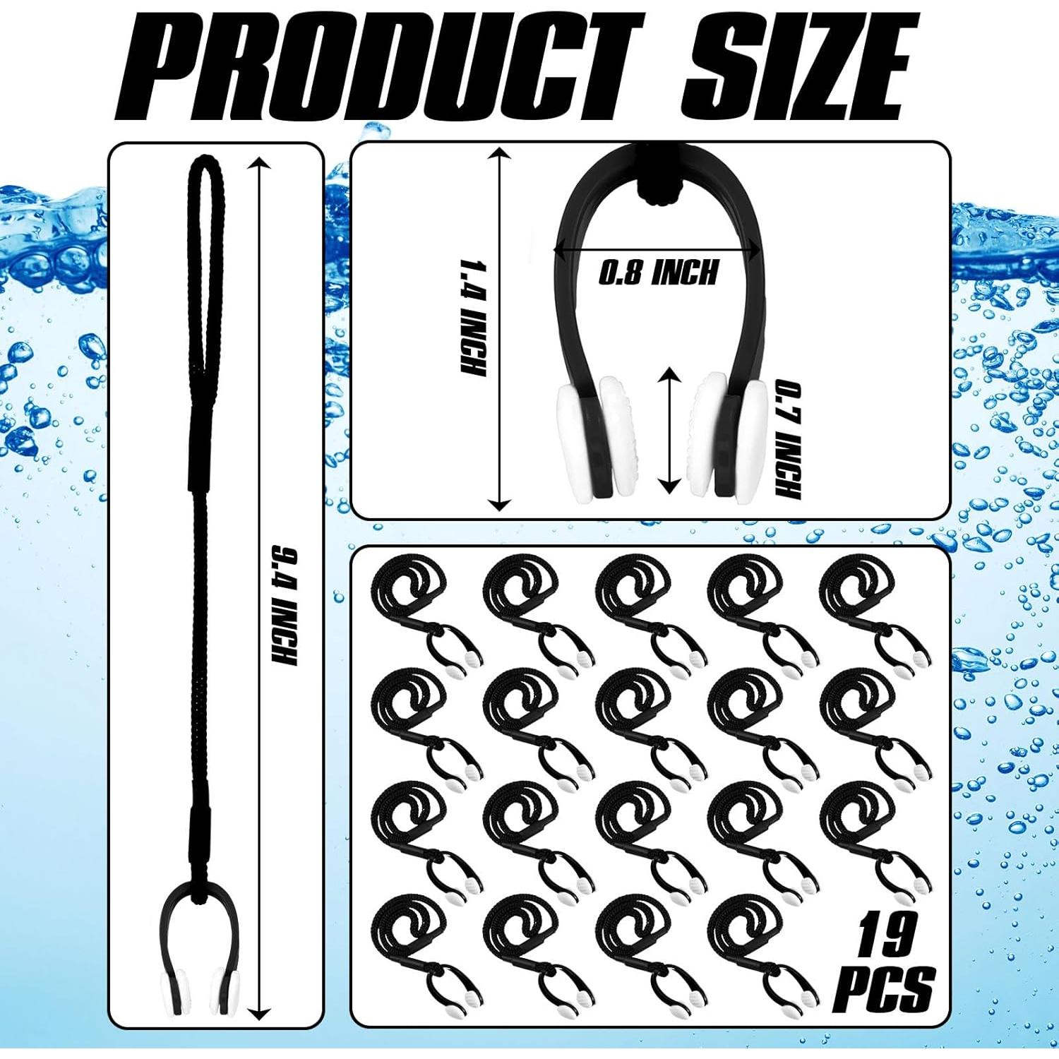 10 Clips de Nariz para Natación Seenelling QAR3970 Silicona