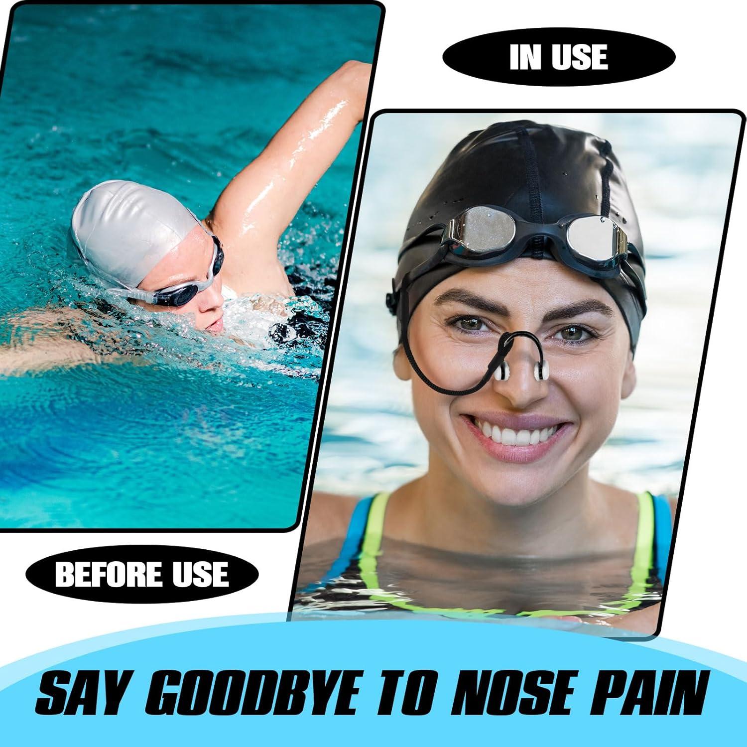 10 Clips de Nariz para Natación Seenelling QAR3970 Silicona