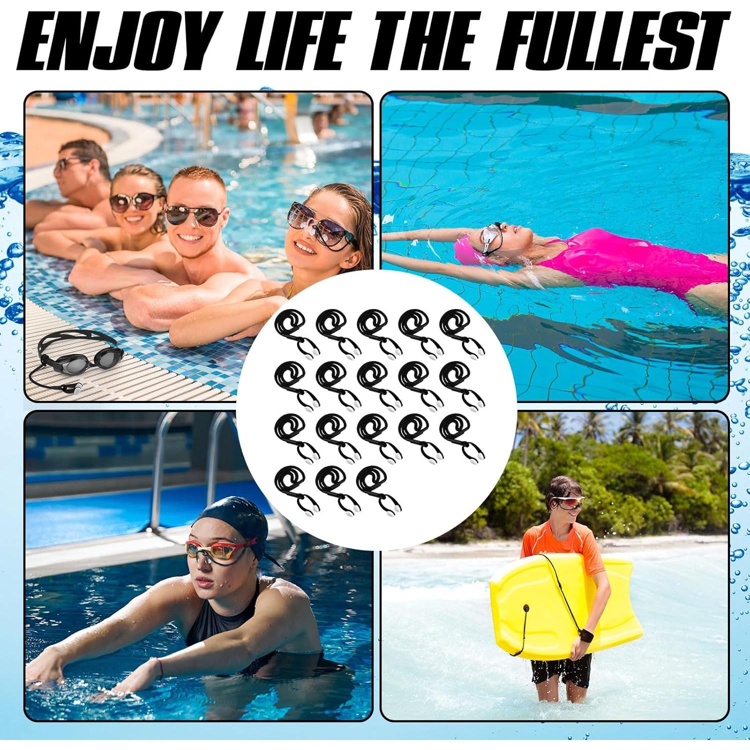 10 Clips de Nariz para Natación Seenelling QAR3970 Silicona