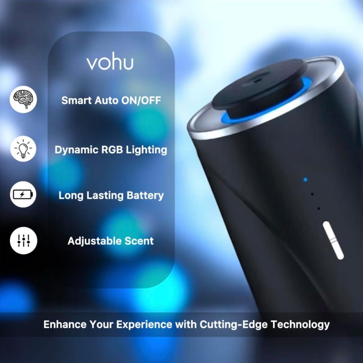 Ambientador automático Vohu X3 para coche - Aromaterapia silenciosa