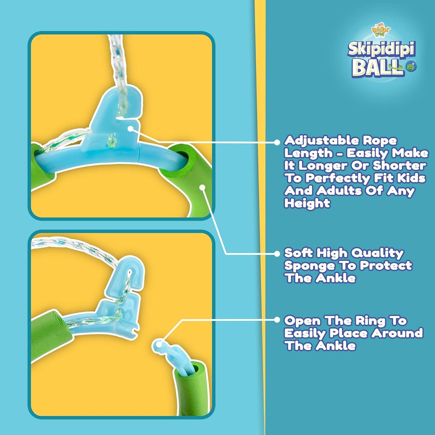 Juguete de Tobillo Retro JUGUETES IPIDIPI - Azul, Cuerda Ajustable