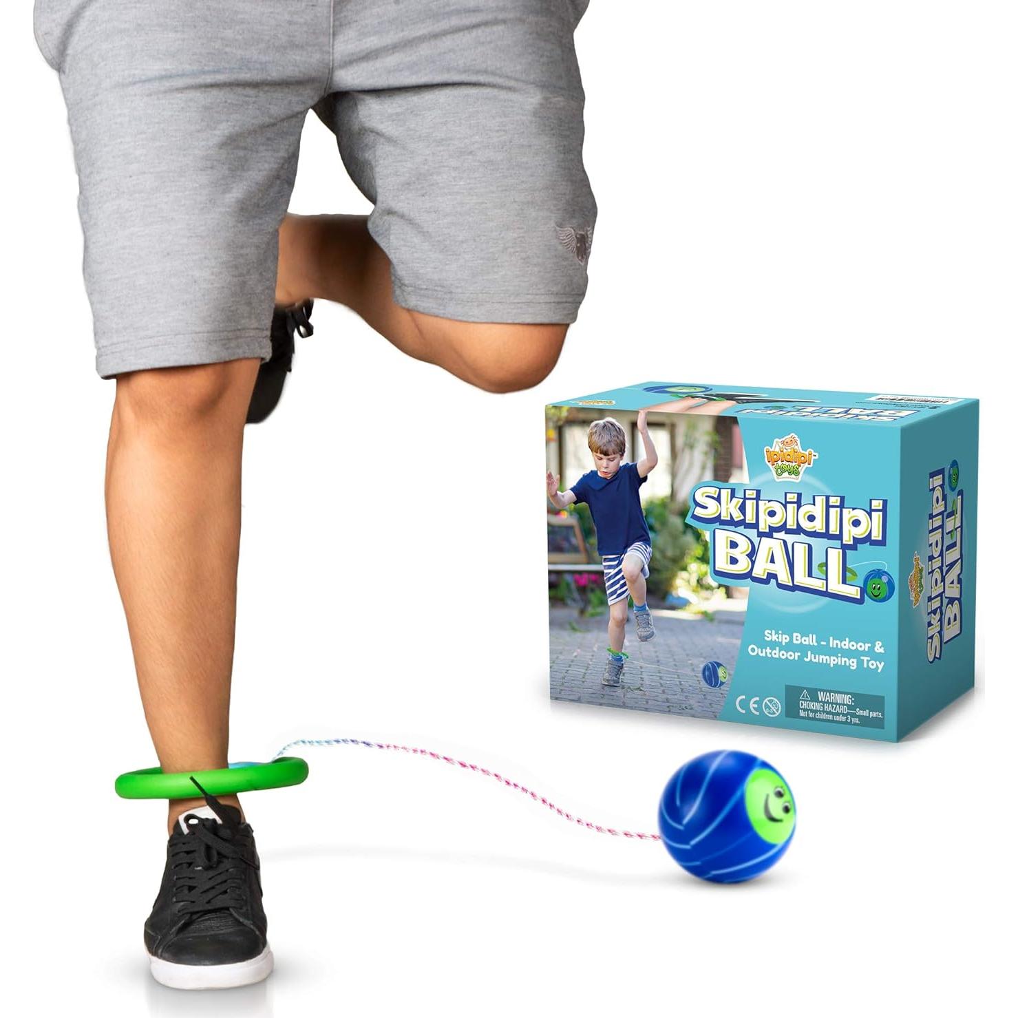 Juguete de Tobillo Retro JUGUETES IPIDIPI - Azul, Cuerda Ajustable