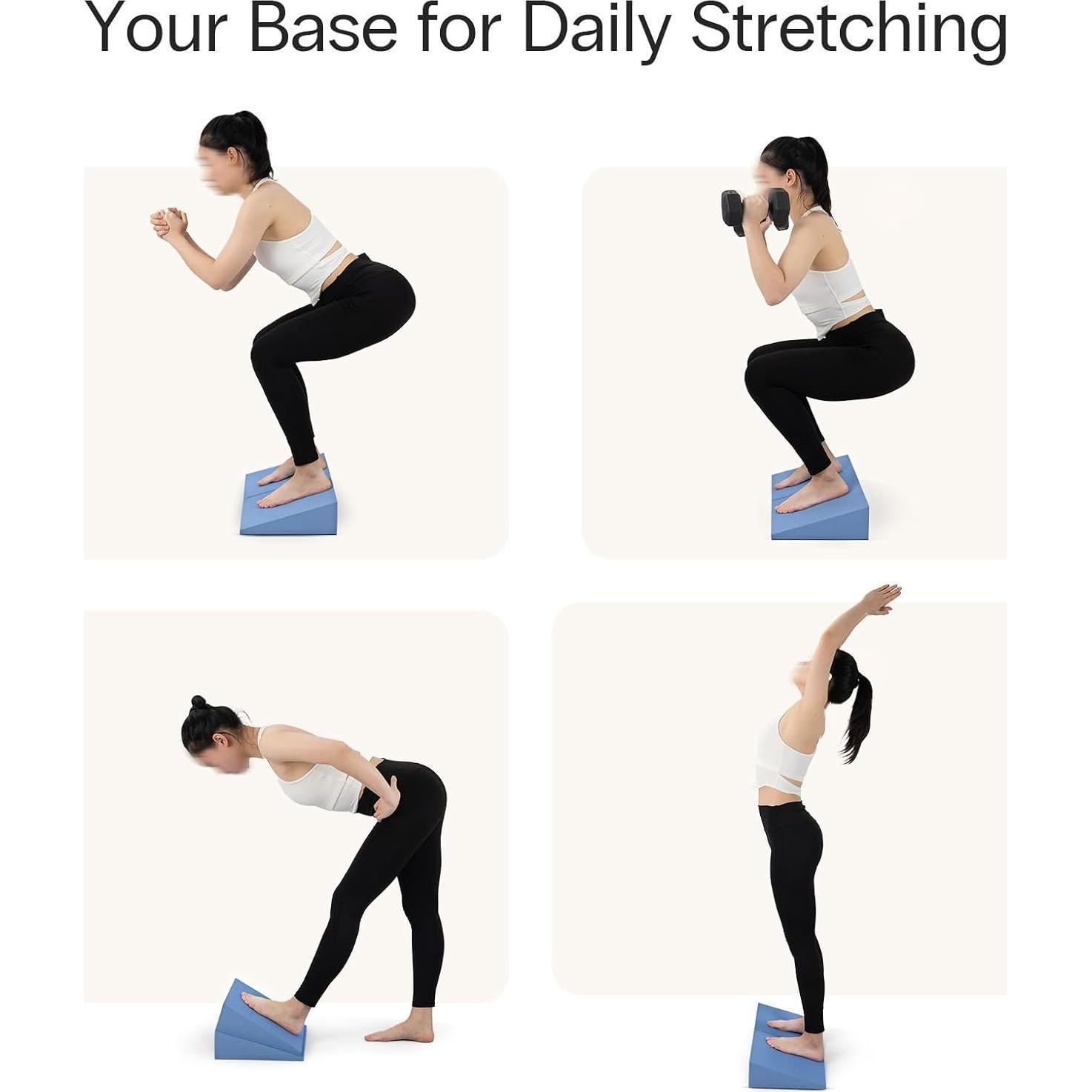 Bloques de Yoga de Espuma XL StrongTek, Negro, Juego de 2