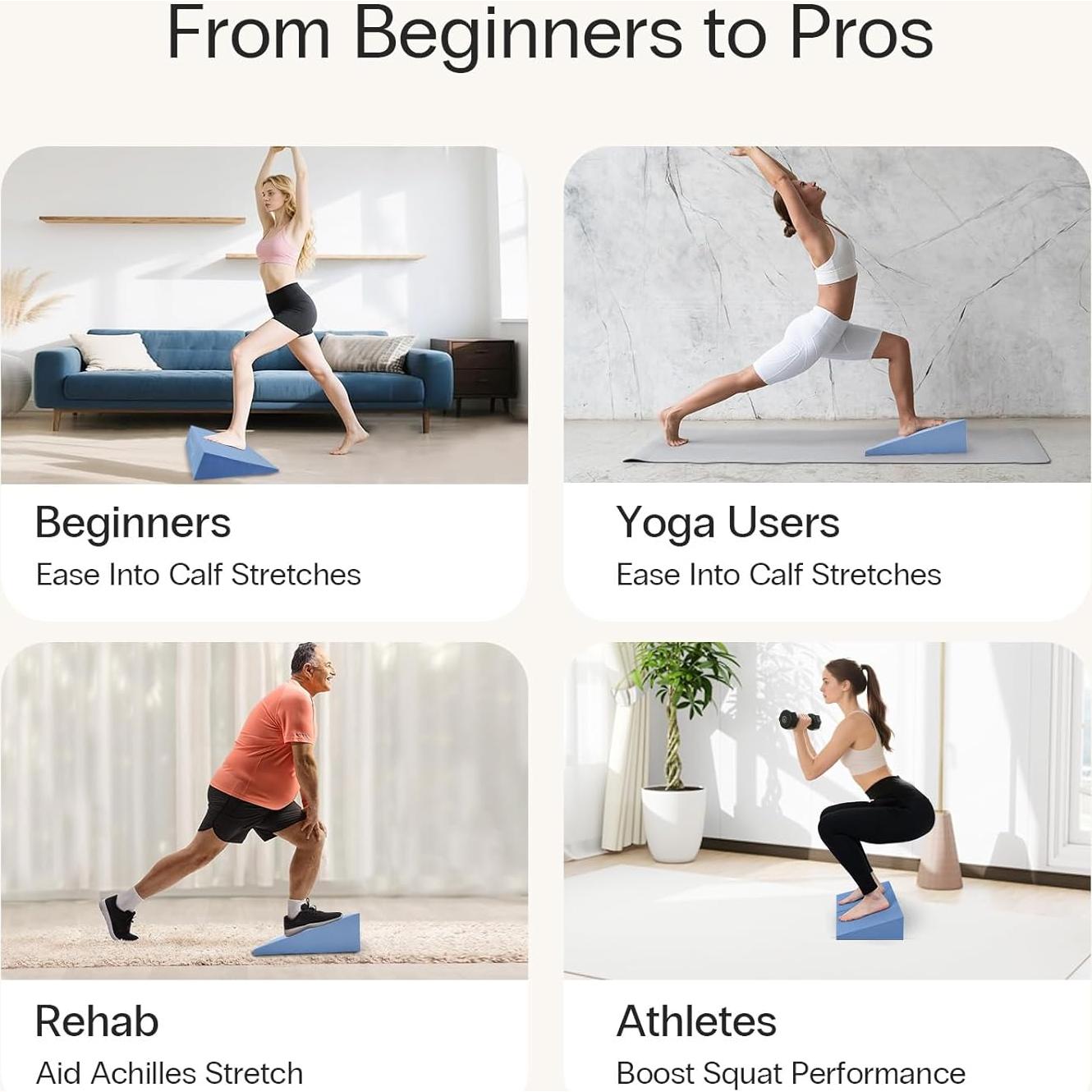 Bloques de Yoga de Espuma XL StrongTek, Negro, Juego de 2