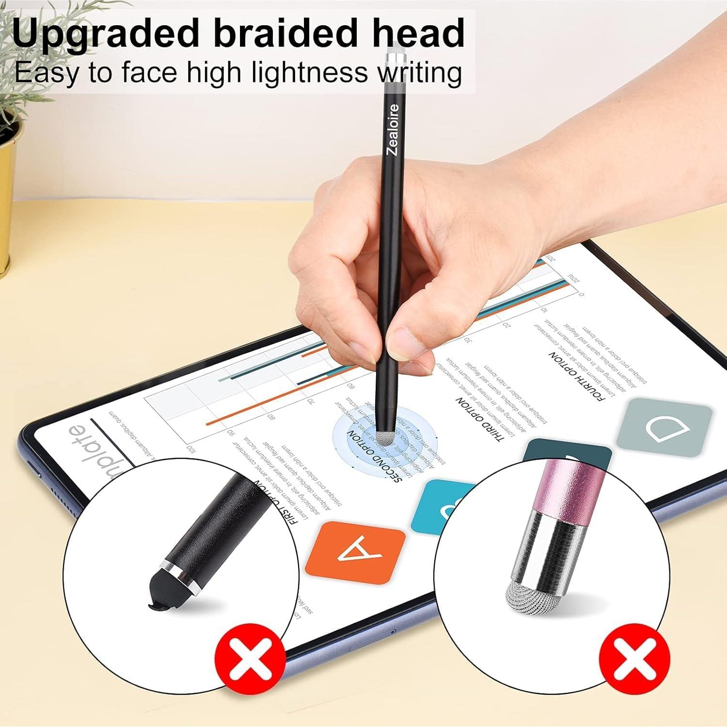 Lápiz Stylus Capacitivo 2 en 1 Zealoire para Pantallas Táctiles