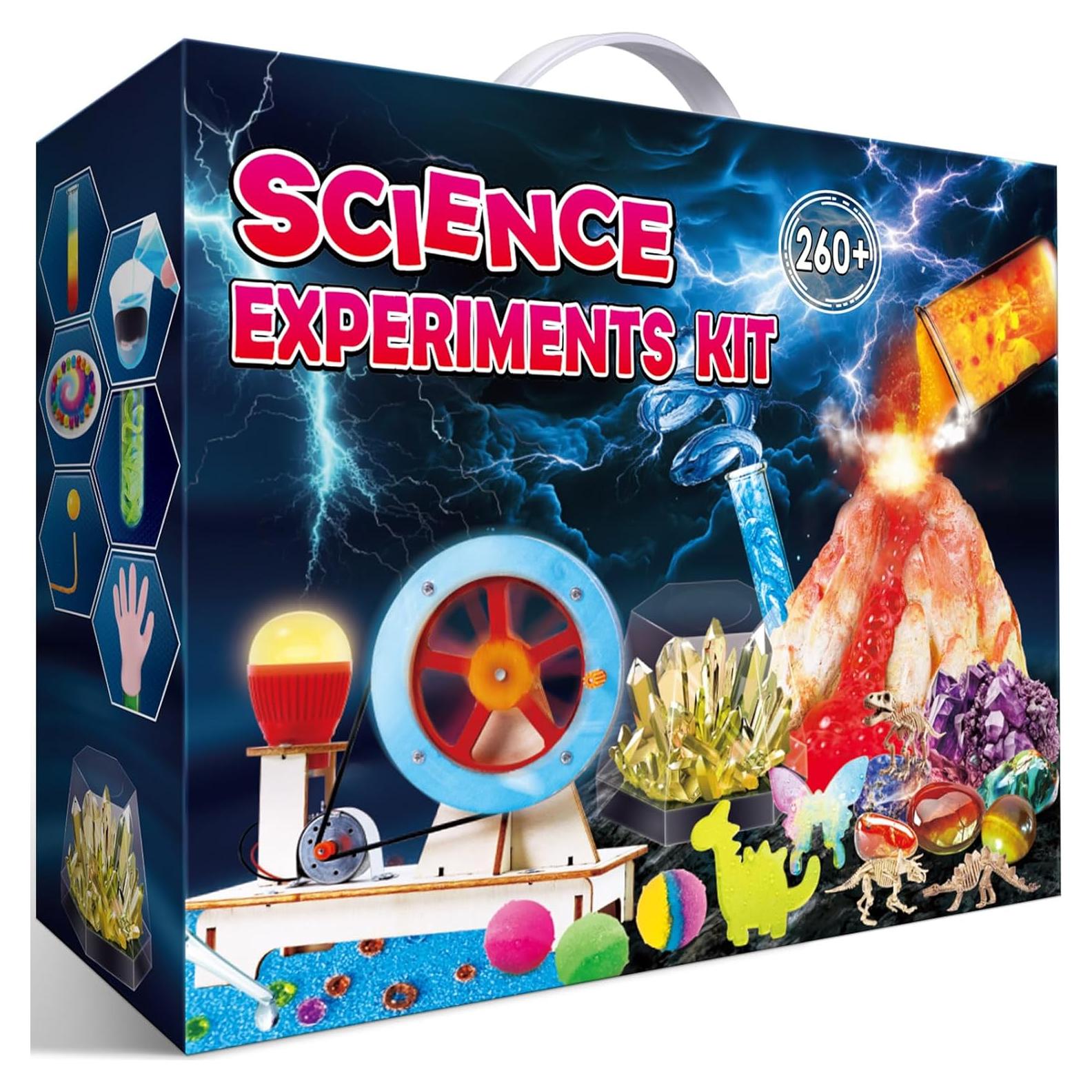 Kit de Experimentos Científicos UNGLINGA 260+ para Niños
