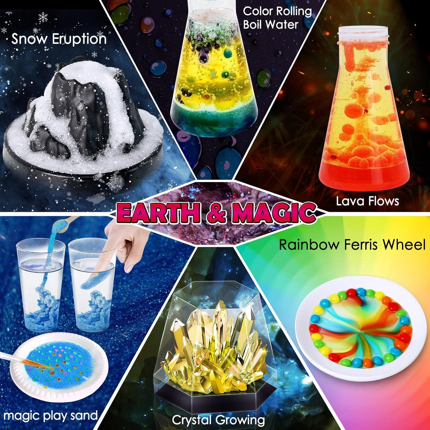 Kit de Experimentos Científicos UNGLINGA 260+ para Niños