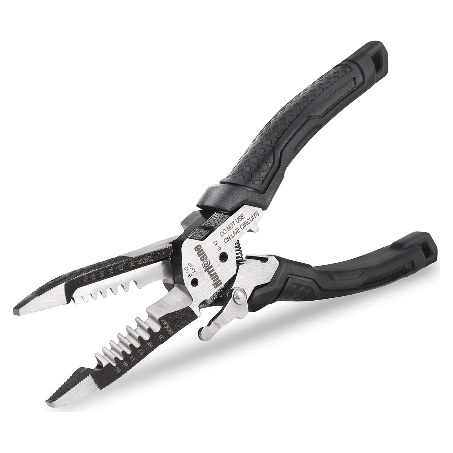 HURRICANE 6-en-1 Desforrador y Crimpador de Cables 8-18 AWG