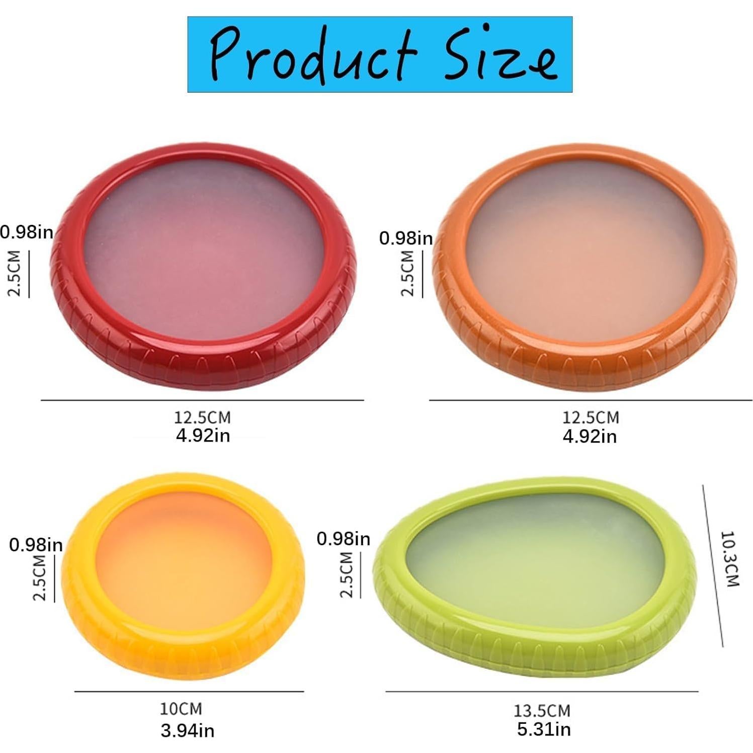 Juego de 4 Contenedores Reutilizables Twinboster para Alimentos