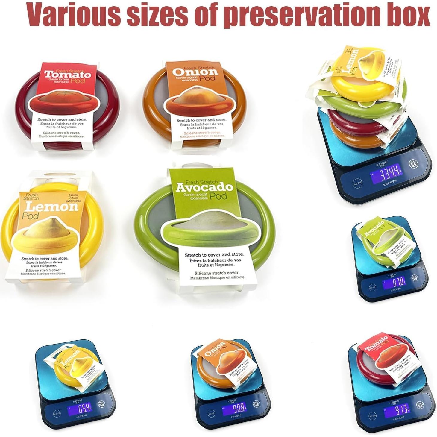 Juego de 4 Contenedores Reutilizables Twinboster para Alimentos