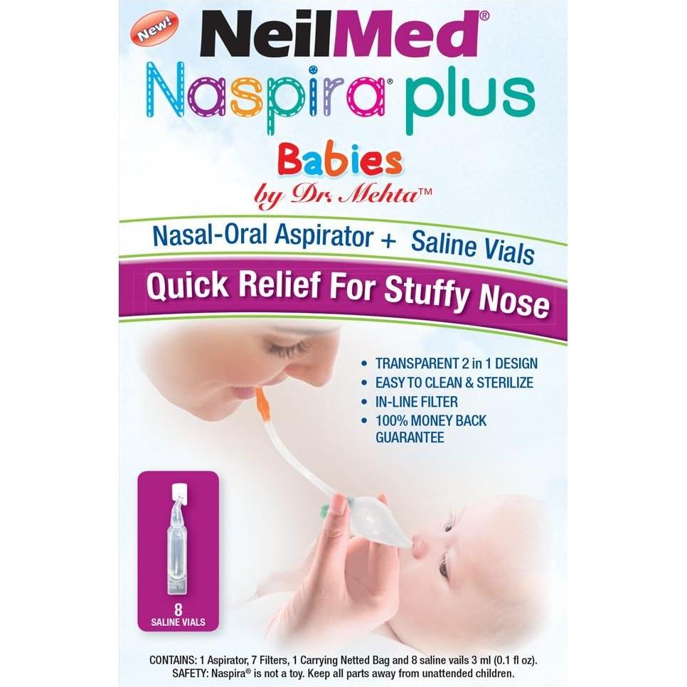 Aspirador Nasal Oral NeilMed Naspira Plus 1 Cuenta