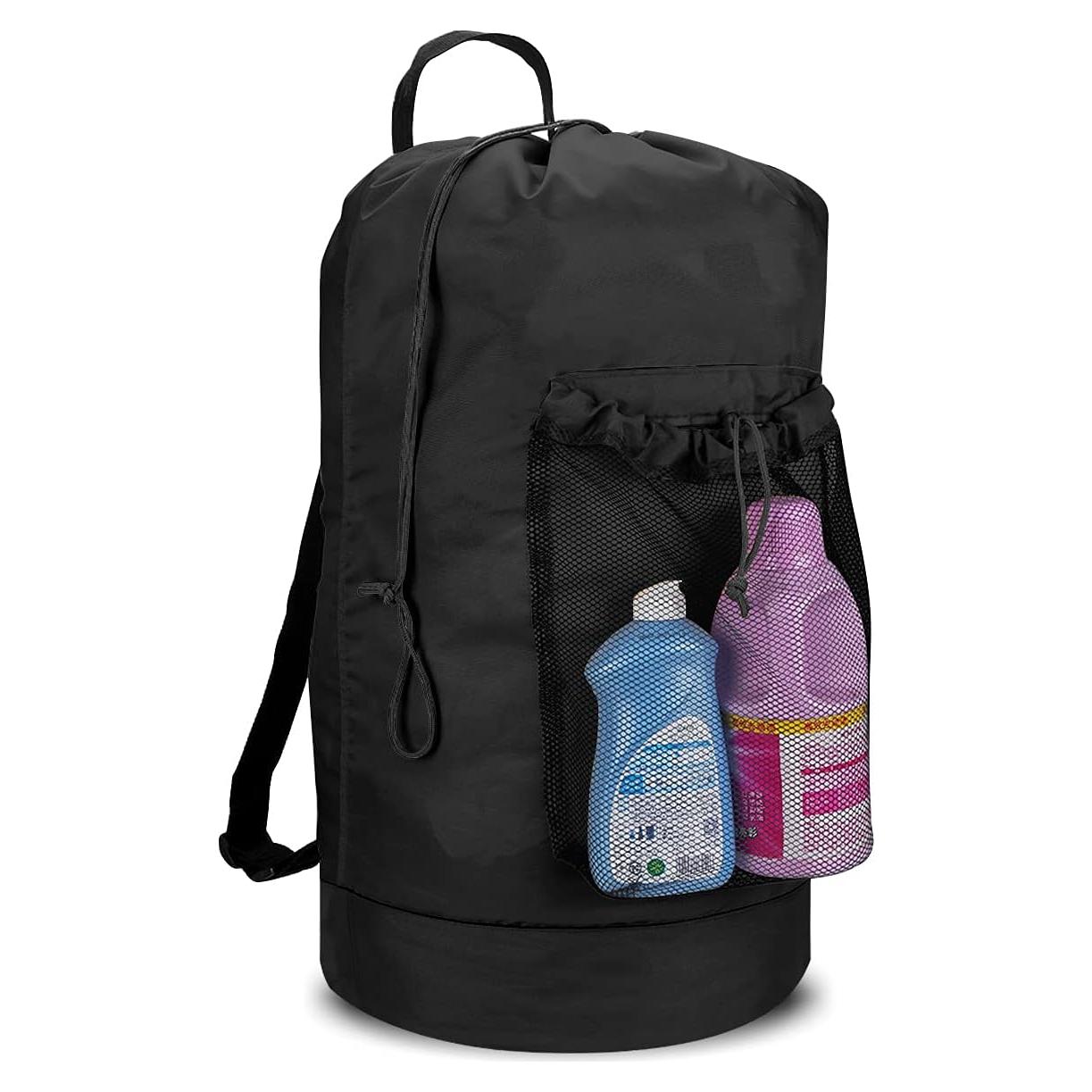 Bolsa de lavandería mochila Dalykate negra, nylon 73.66 cm