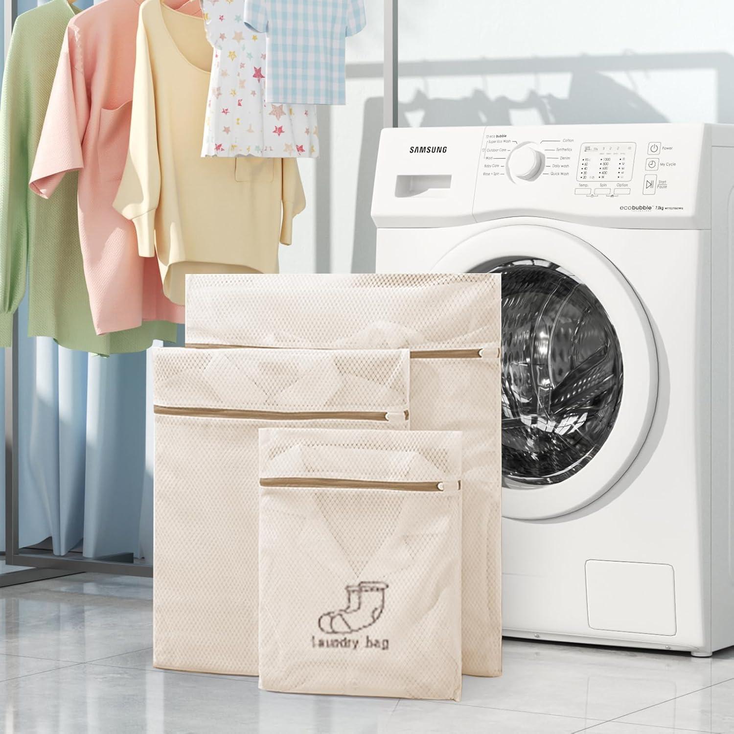 Juego de 7 Bolsas de Lavandería XHQHSZ con Cierre Automático