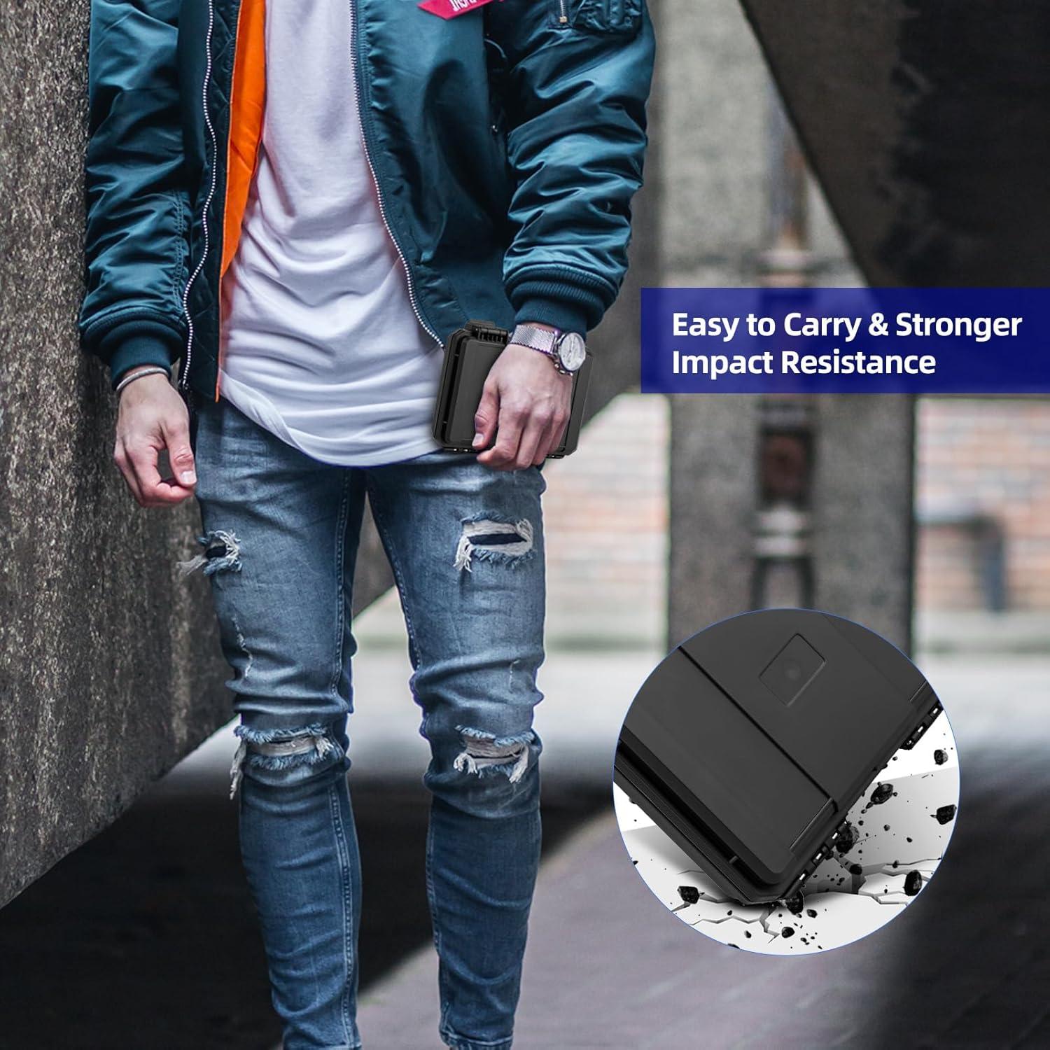 Caja de Almacenamiento de Cartas Calificadas ULTRGEE 3 Cartas