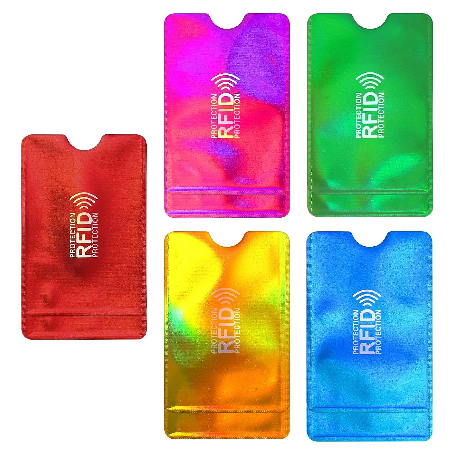 10 Fundas Bloqueadoras RFID GEEHUA para Tarjetas de Crédito