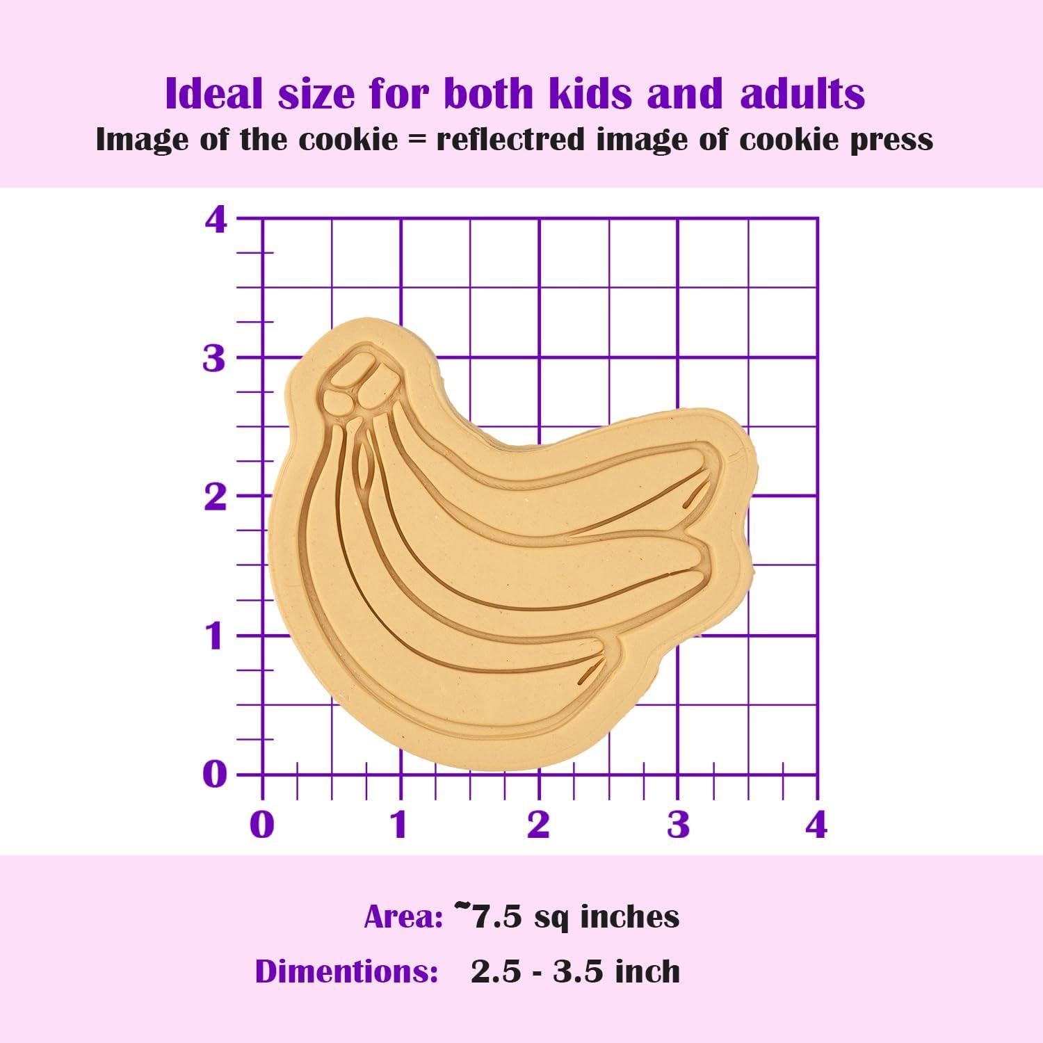 Cortador de Galletas de Plátano Marshmallow Bliss 15mm