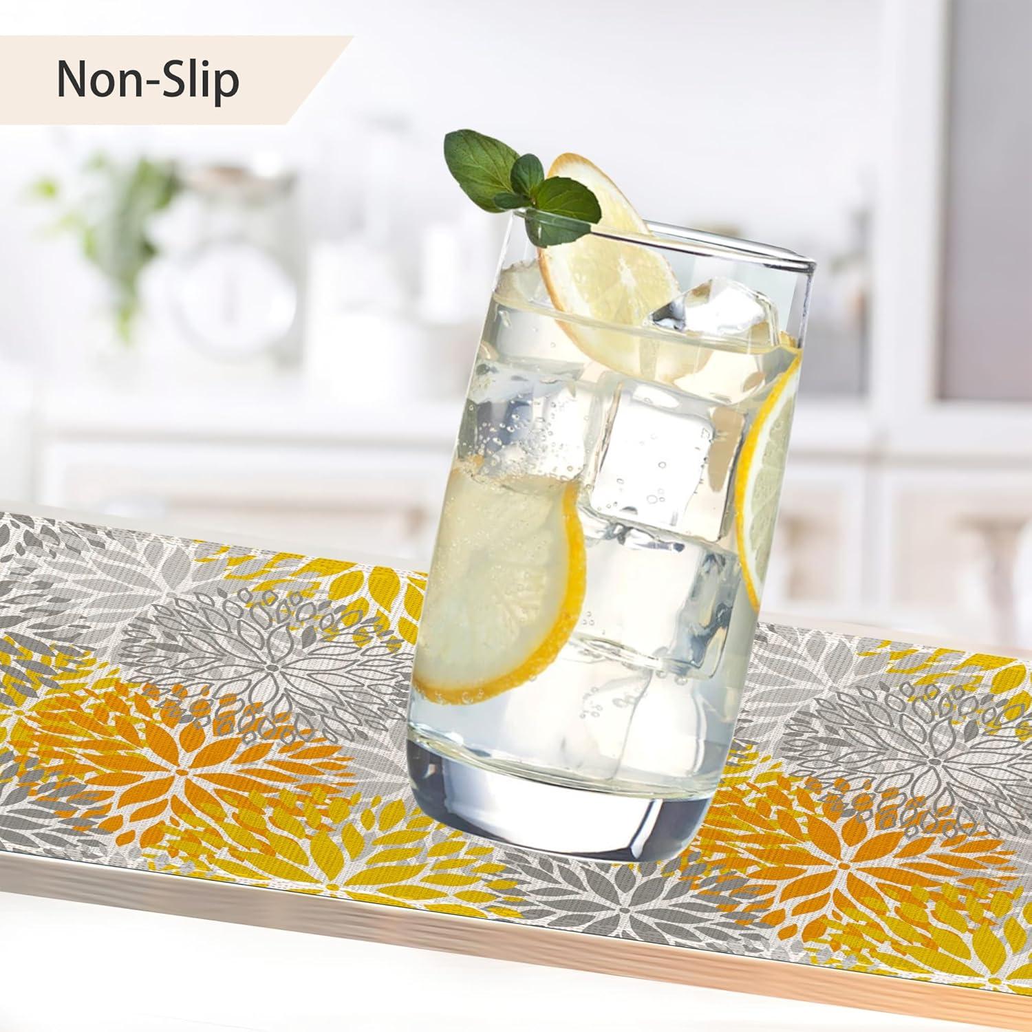 Set de 6 Manteles Individuales CIAIDU Lino 30x45 cm Flor Dahlia