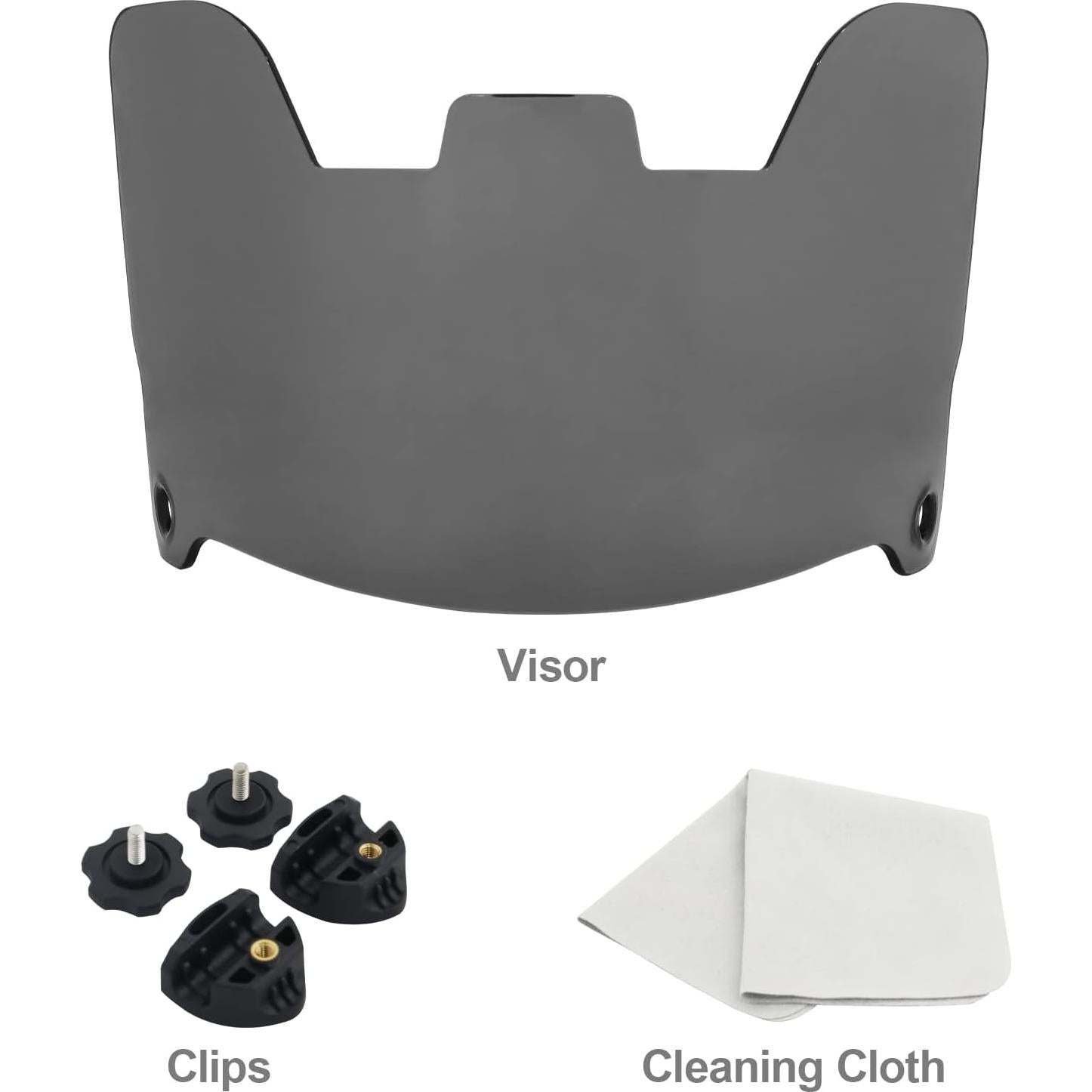 Visera de Fútbol ZAKVOP para Casco Adultos y Jóvenes - Antirrayaduras