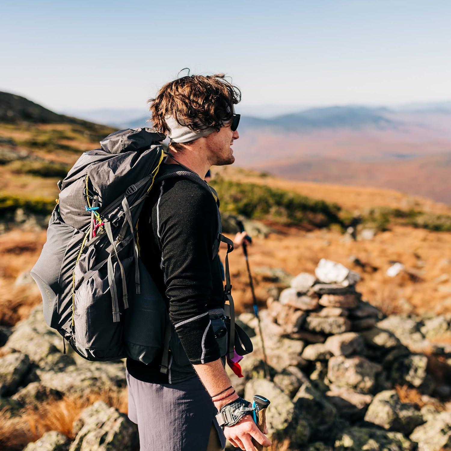 Cinta para la cabeza reversible Minus33 de lana merino 100%