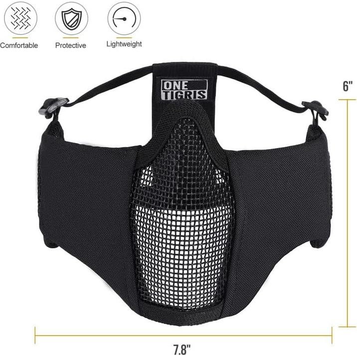 Máscara Táctica Plegable OneTigris con Protección para Oídos