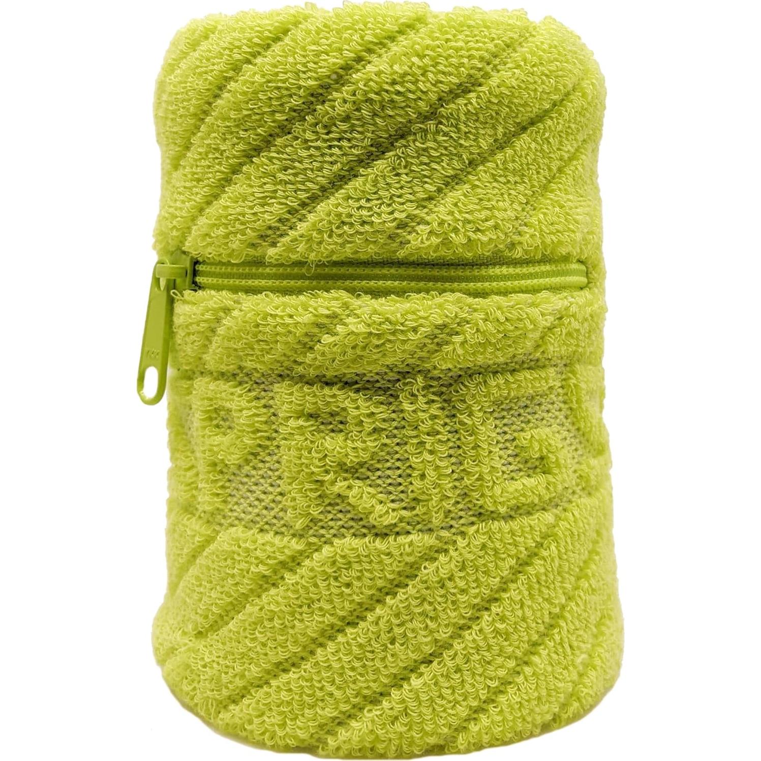 Banda de Muñeca Sprigs para Correr con Cremallera - Amarillo Cibernético - SM/MD