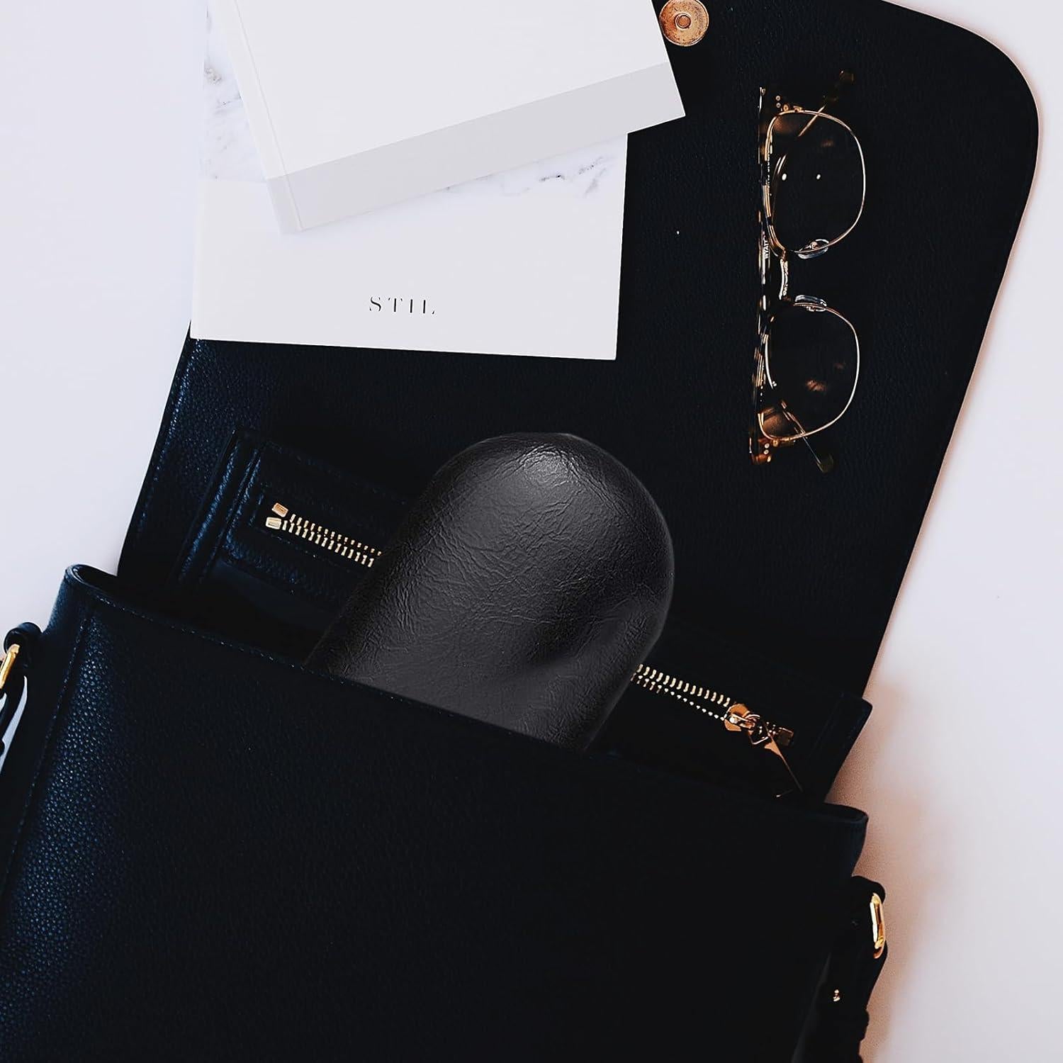 Estuche 2 en 1 para Lentes de Contacto MUDOR Negro con Accesorios