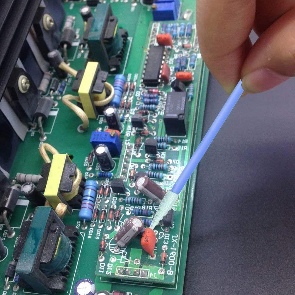 Hisopos de Espuma Wellgler 100pcs para Limpieza Precisa