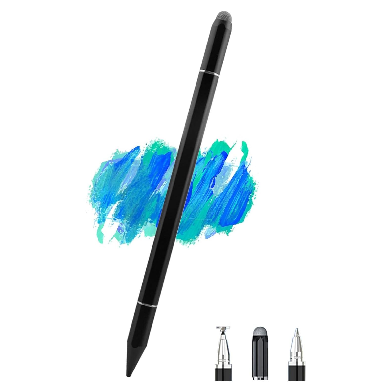Lápiz Stylus 3 en 1 Luntak para iPad y Pantallas Táctiles - Negro