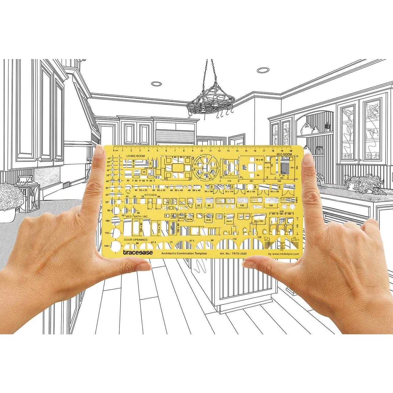 Plantillas de Dibujo Traceease - Paquete de 6 - Alta Calidad