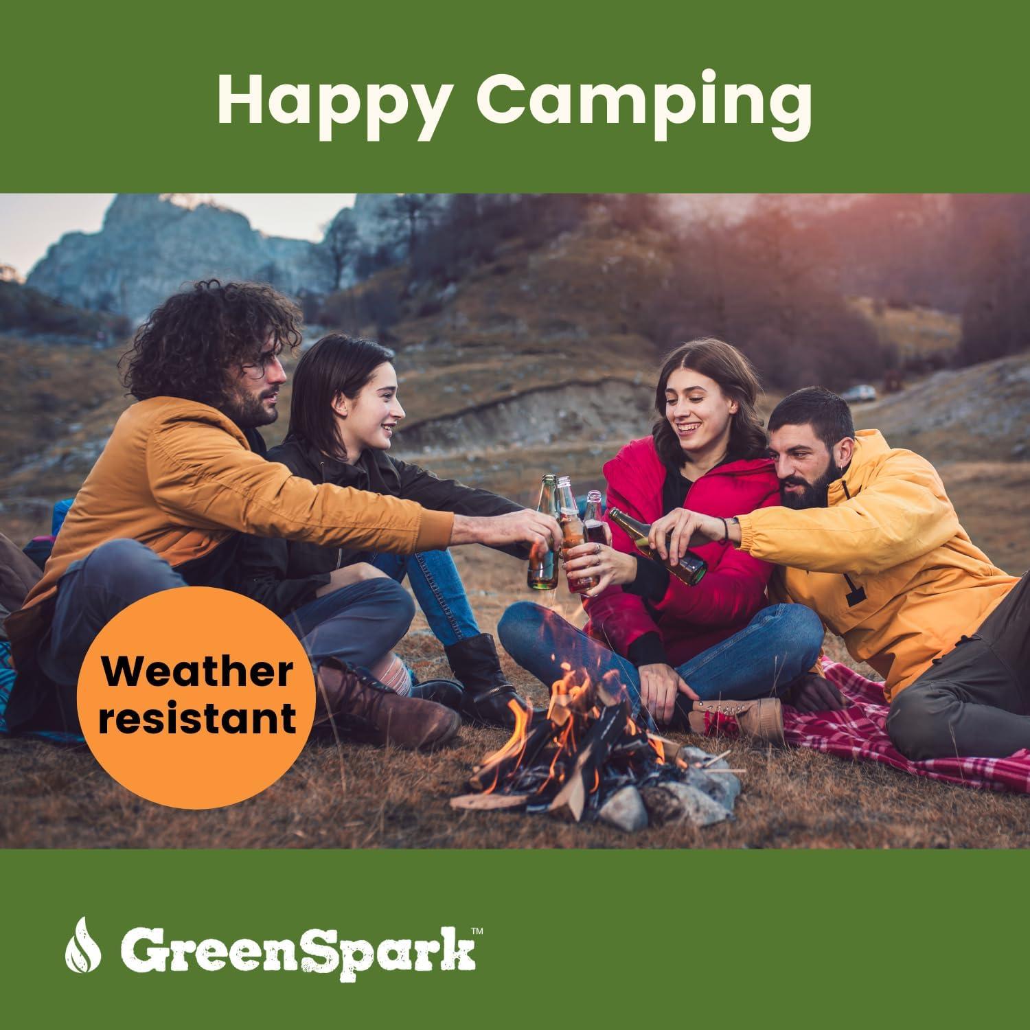 Encendedores de fuego GreenSpark 70 piezas naturales para BBQ