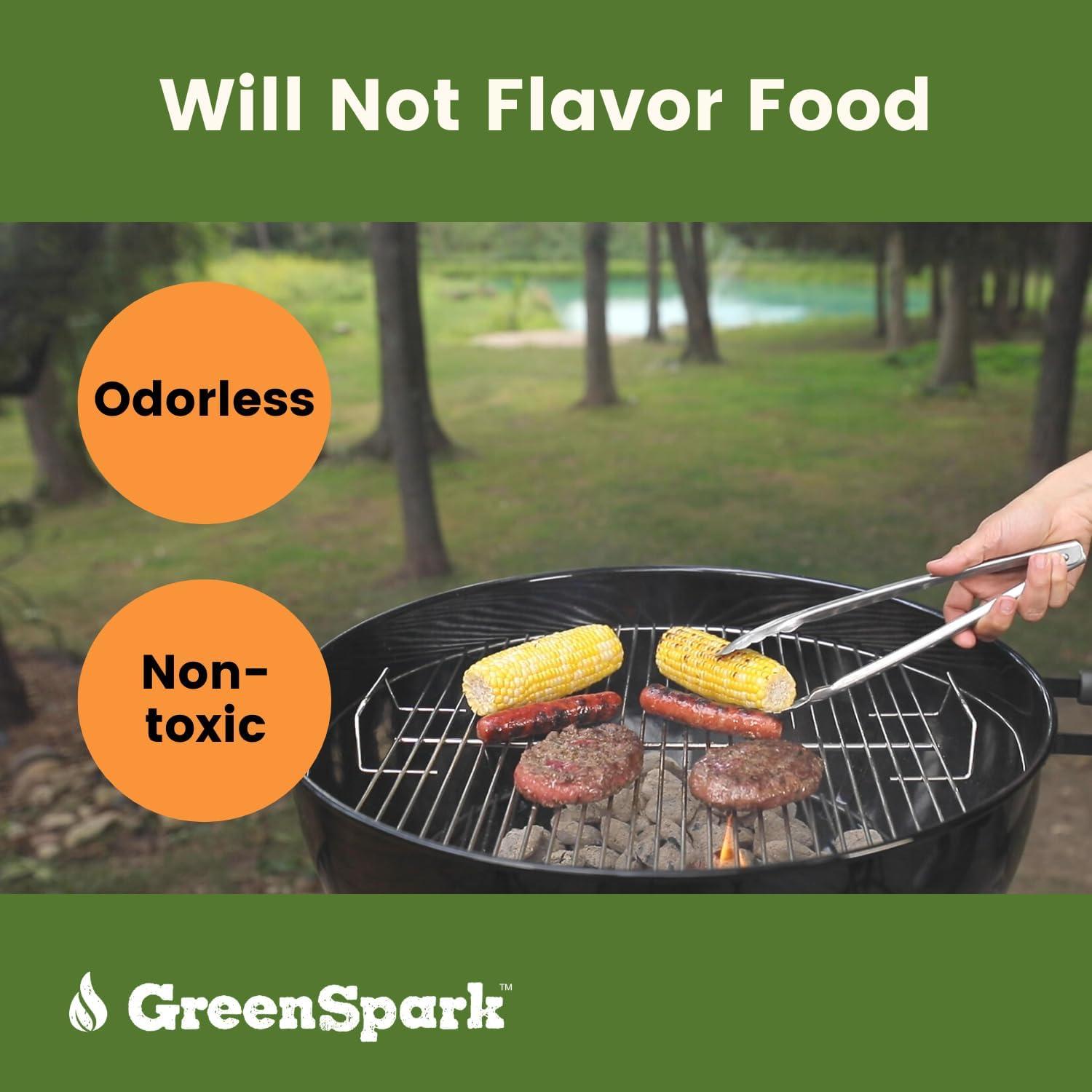 Encendedores de fuego GreenSpark 70 piezas naturales para BBQ