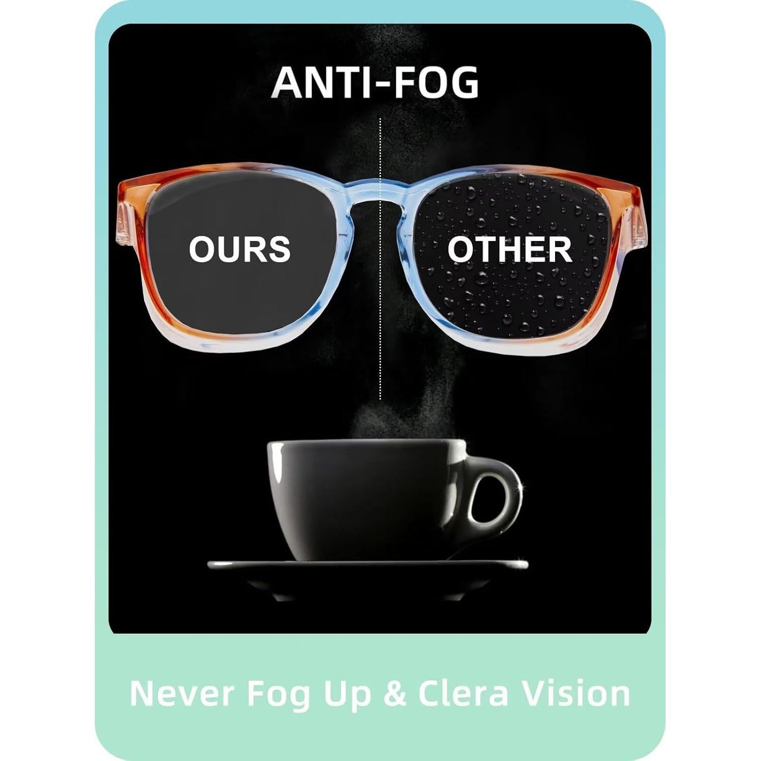 Gafas de Seguridad LianSan Fangkuanghf-jbc Anti-Niebla UV