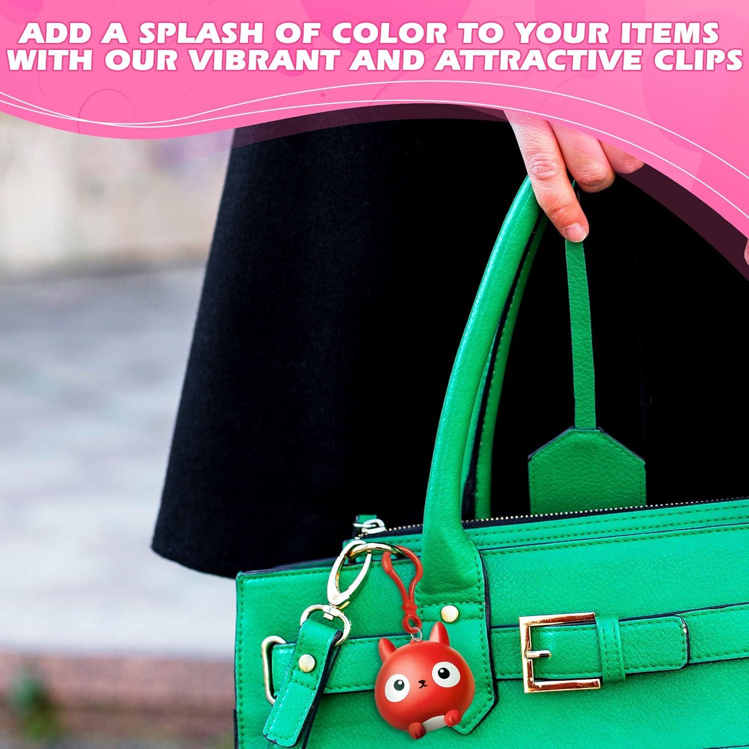 100 Clips de Llaveros de Plástico The Little Green Change