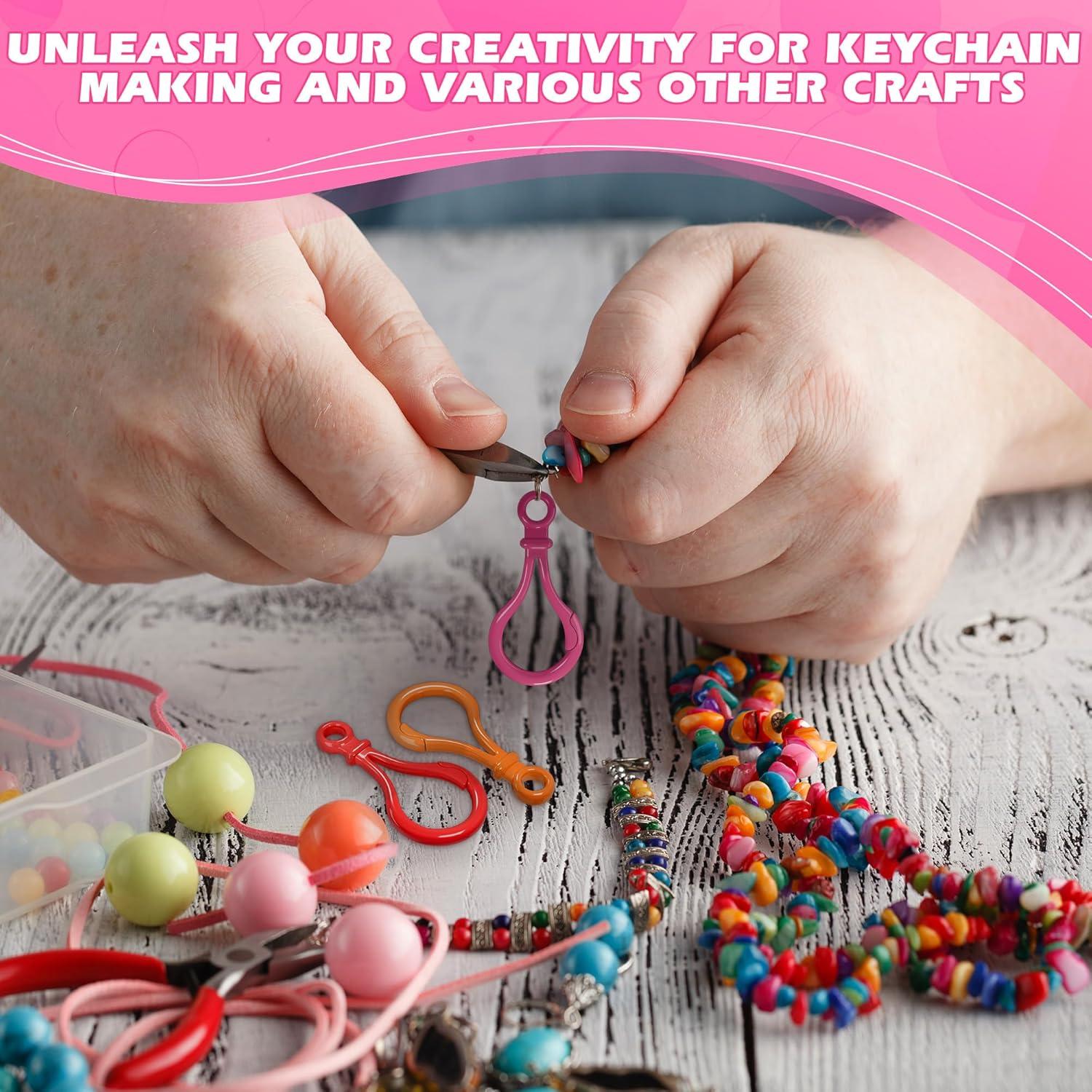 100 Clips de Llaveros de Plástico The Little Green Change