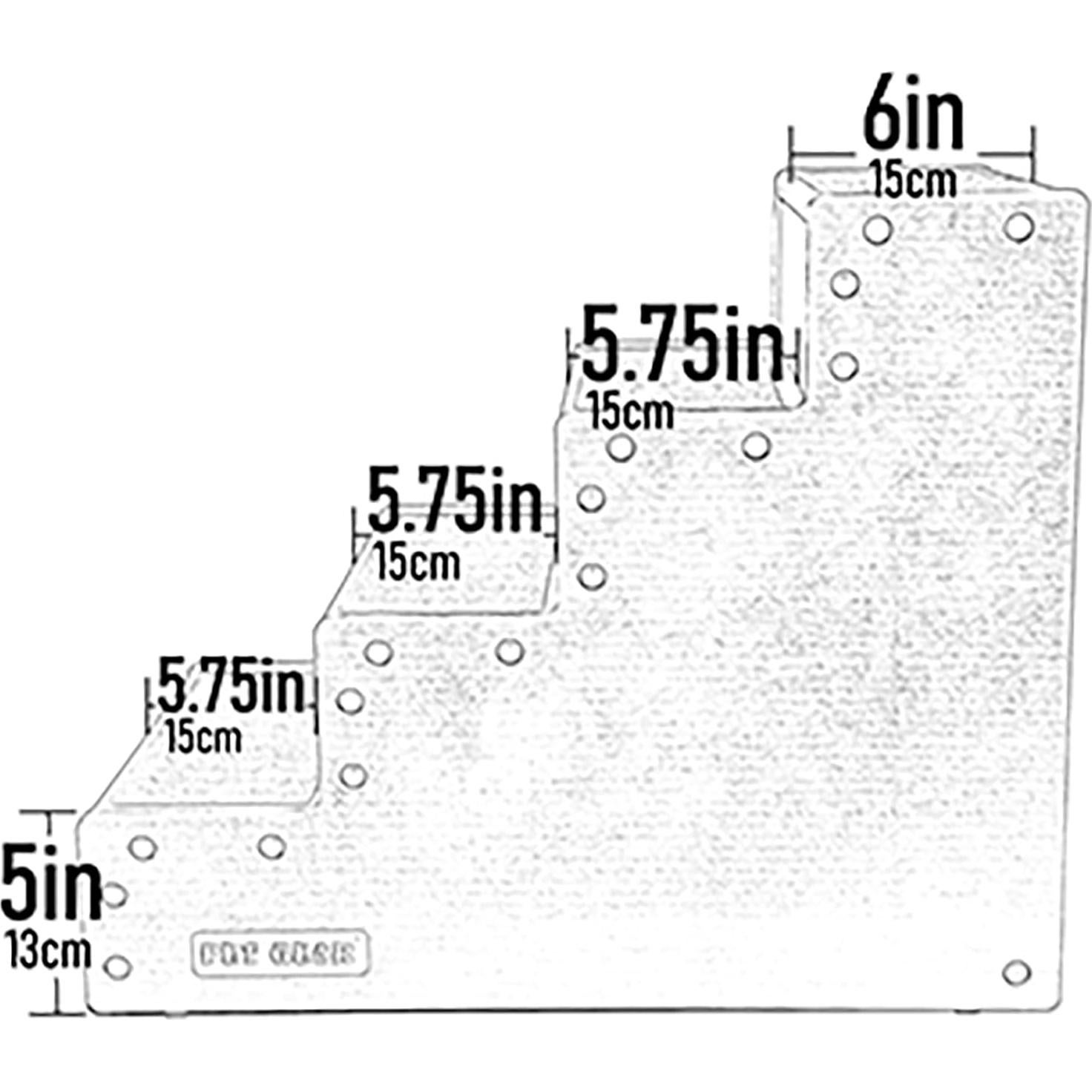Escalera Pet Gear Pet Step IV para Perros y Gatos Pequeños hasta 22.68 kg, Fácil Montaje