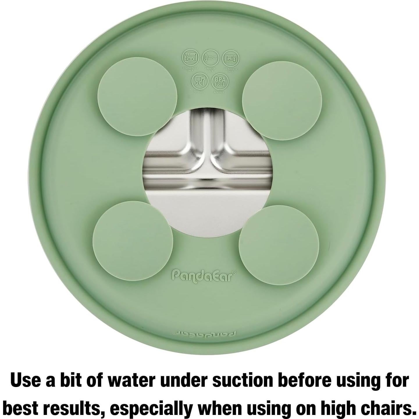 Platos de Succión PandaEar Acero Inoxidable 3 Unidades