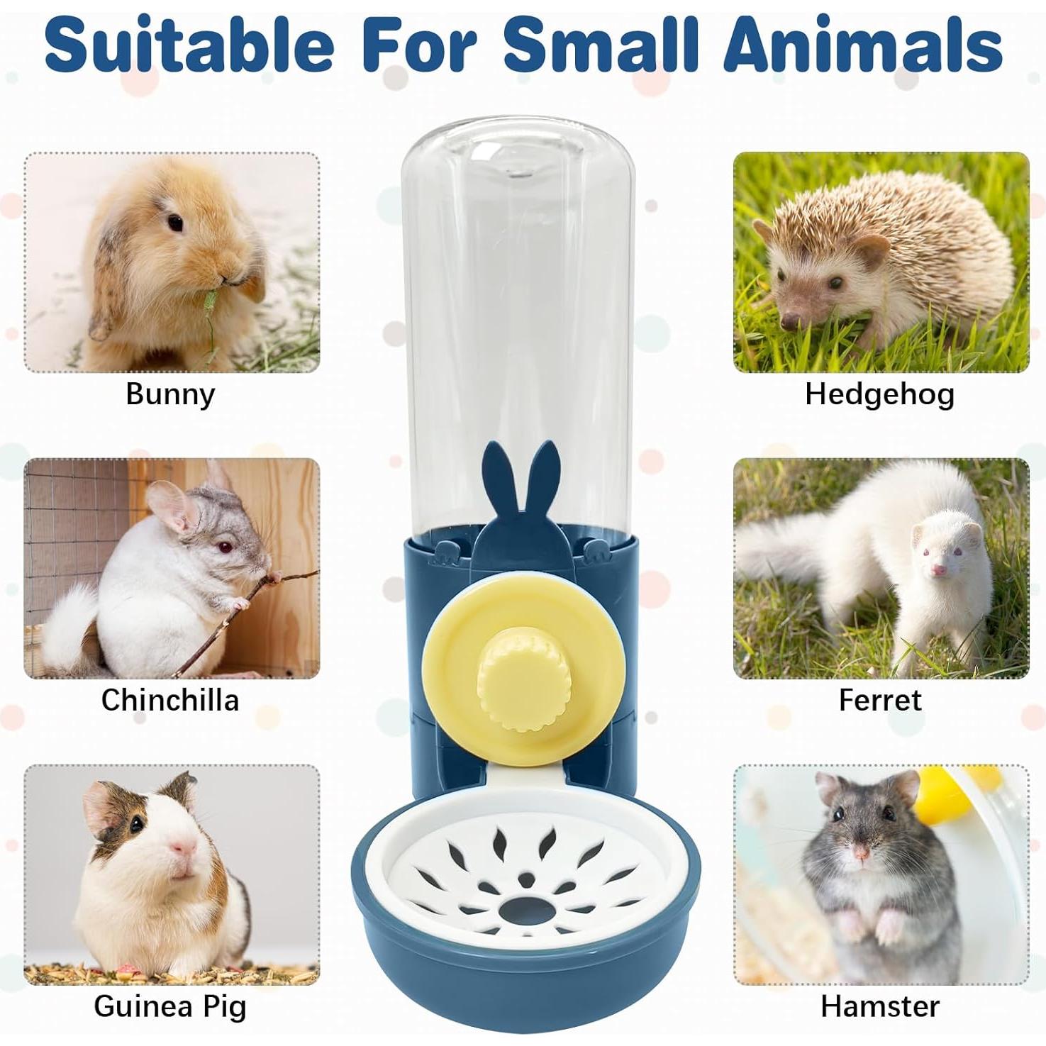 Dispensador de Agua para Conejos Kathson 0.5L Sin Goteo