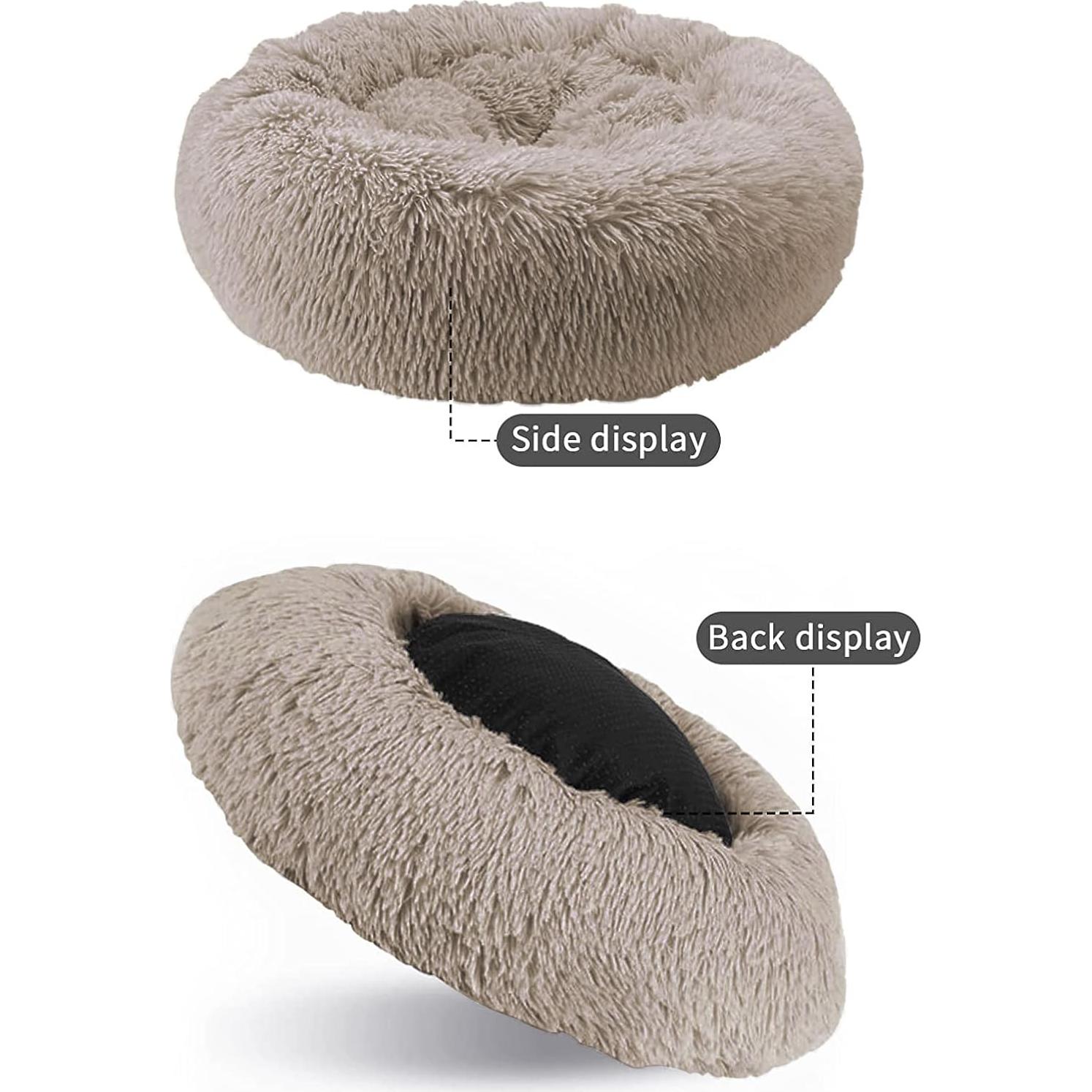 Cama Redonda para Gatos Nisrada 40 cm Lavable Antideslizante