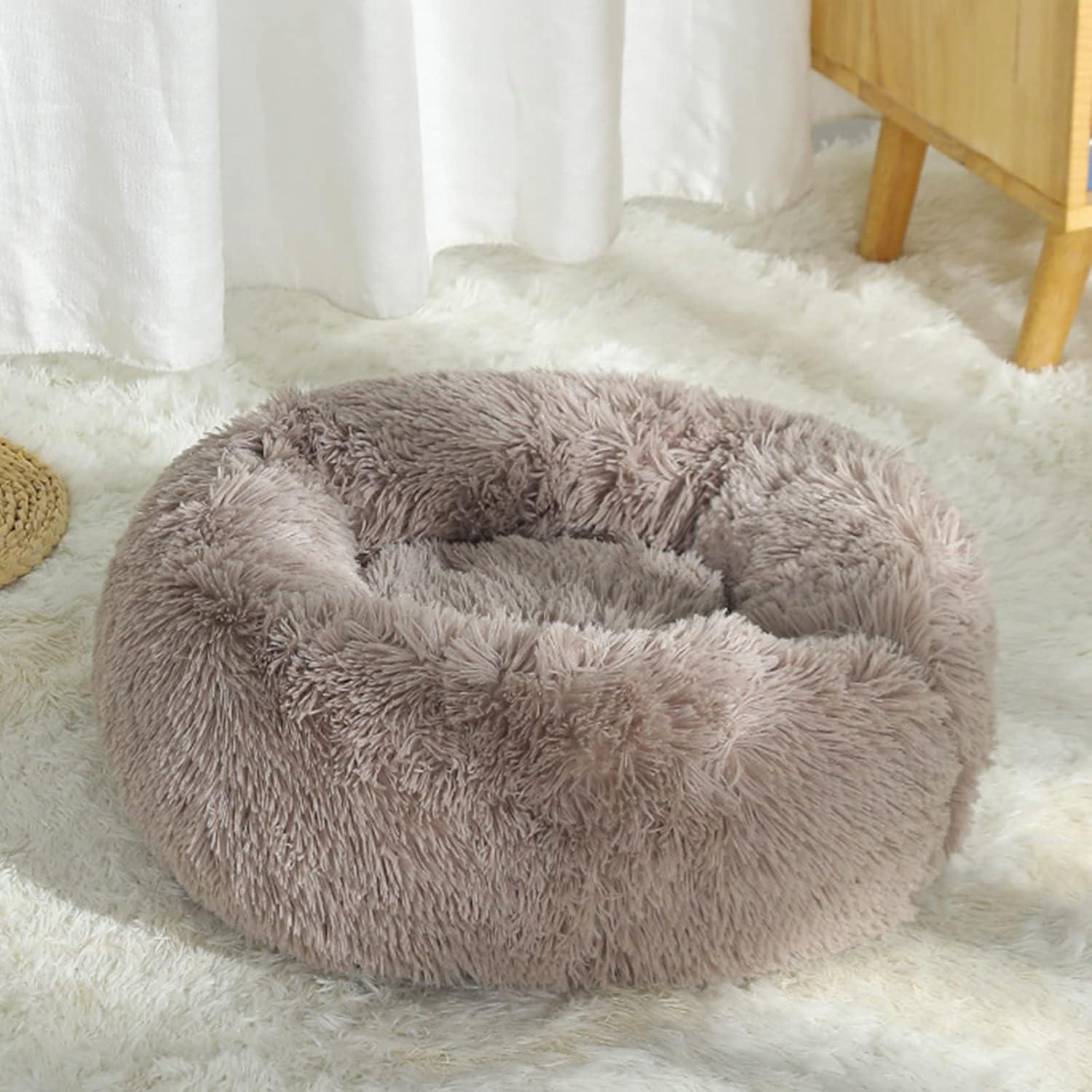 Cama Redonda para Gatos Nisrada 40 cm Lavable Antideslizante