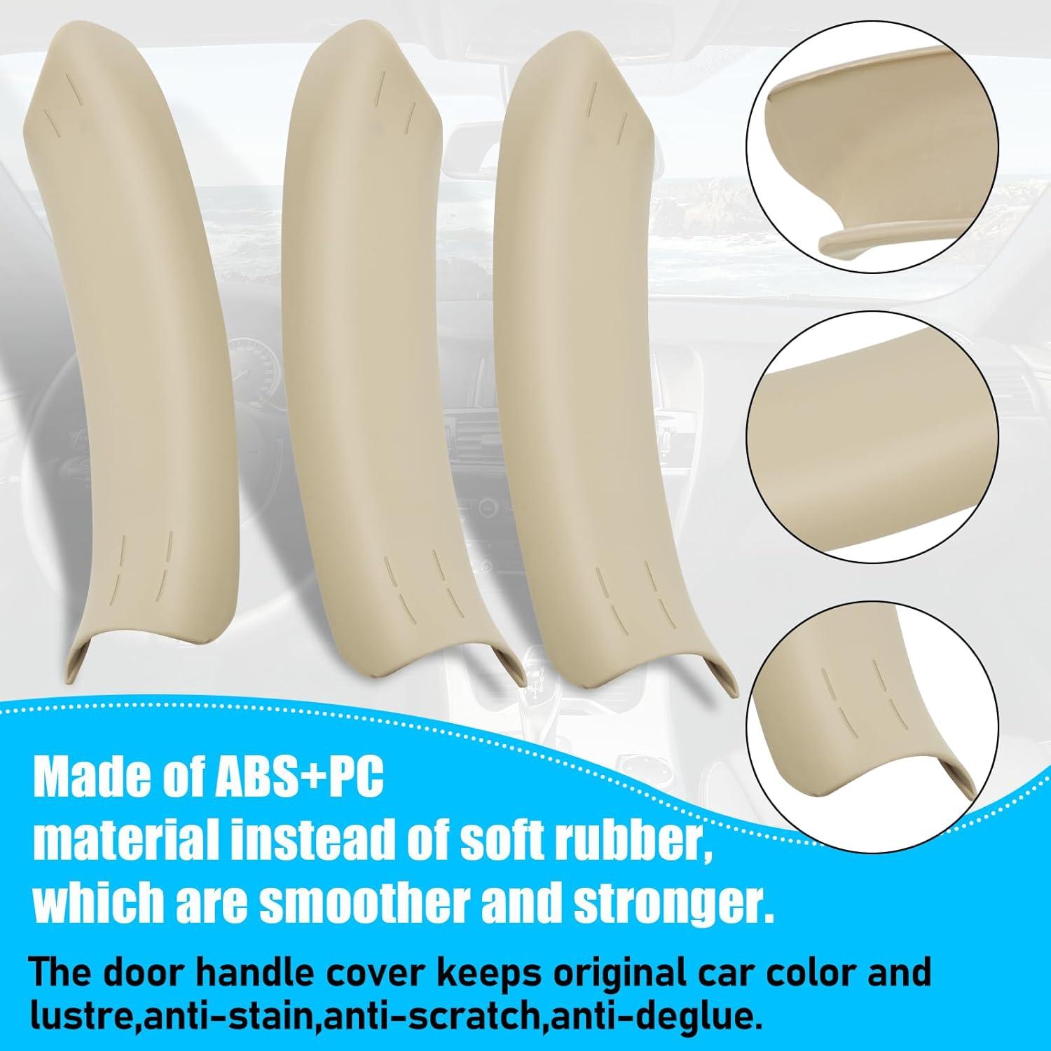 Cubiertas de Manija de Puerta Jaronx para BMW X3 F25/X4 F26 3PCS Beige