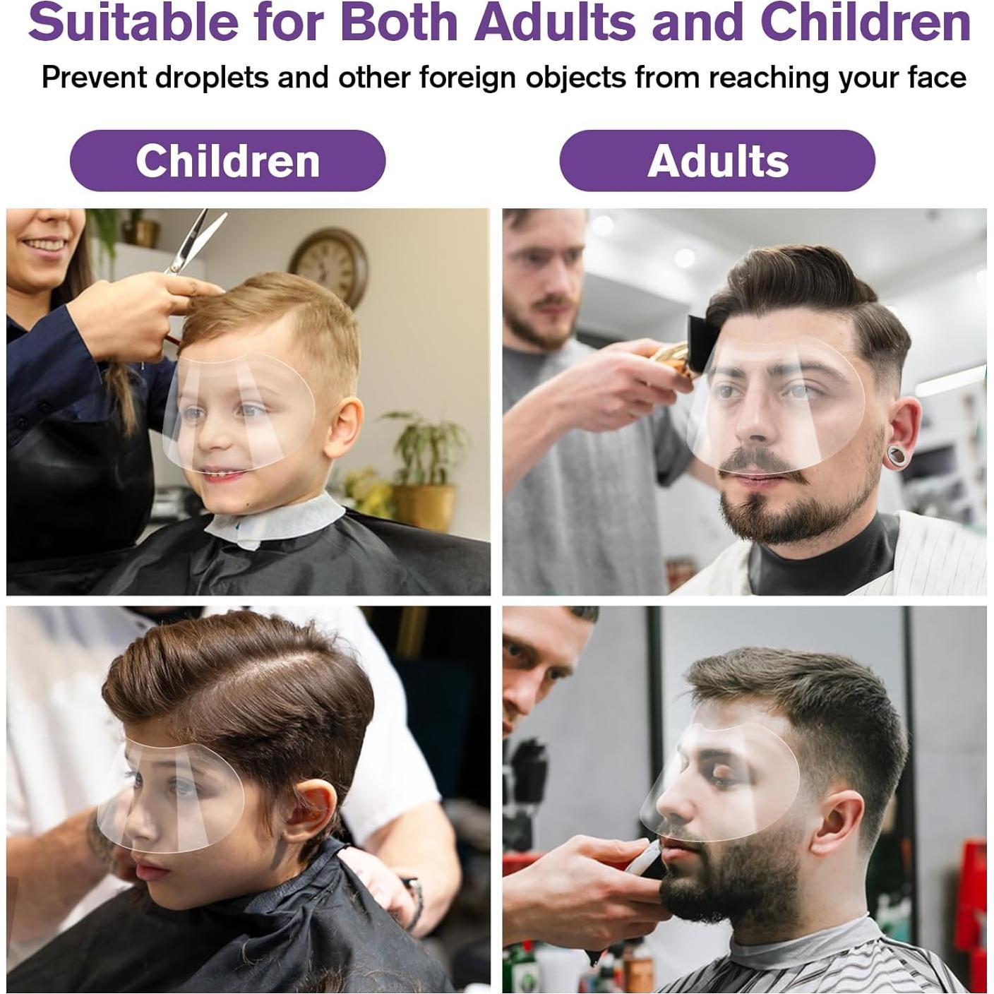 Protectores Faciales Desechables TOROKOM 120 PCS para Ducha