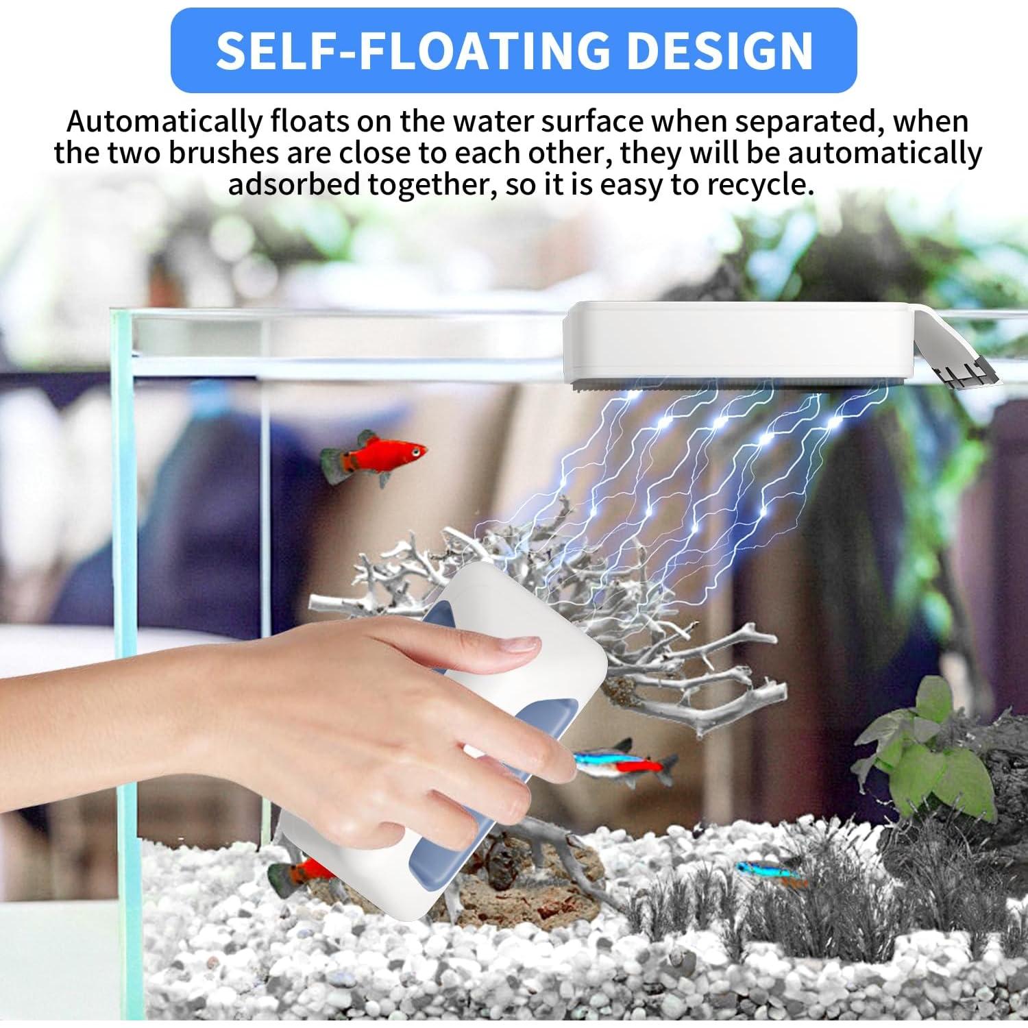 Limpiador Magnético para Acuarios BlueYu GC66 - Flotante y Eficaz